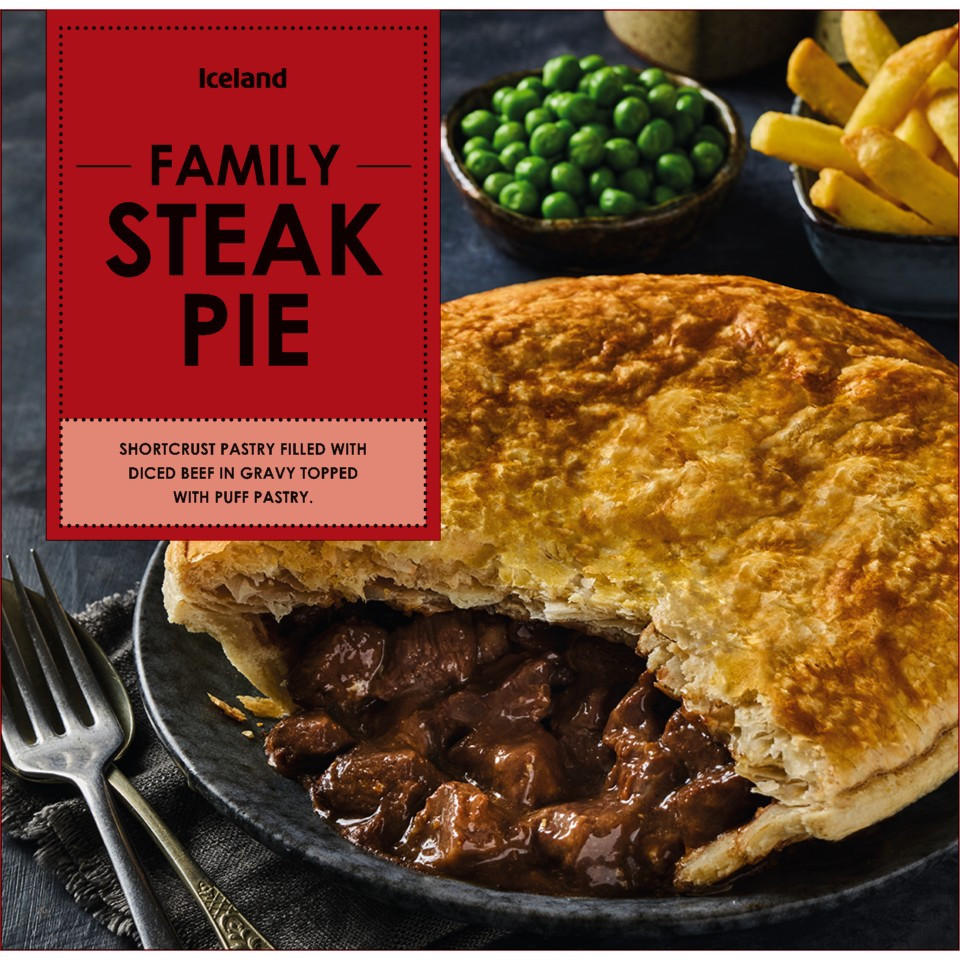 Iceland Family Steak Pie 700g
