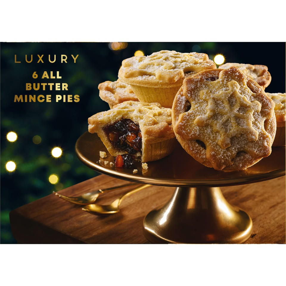 Iceland Luxury 6 Butter Mince Pies
