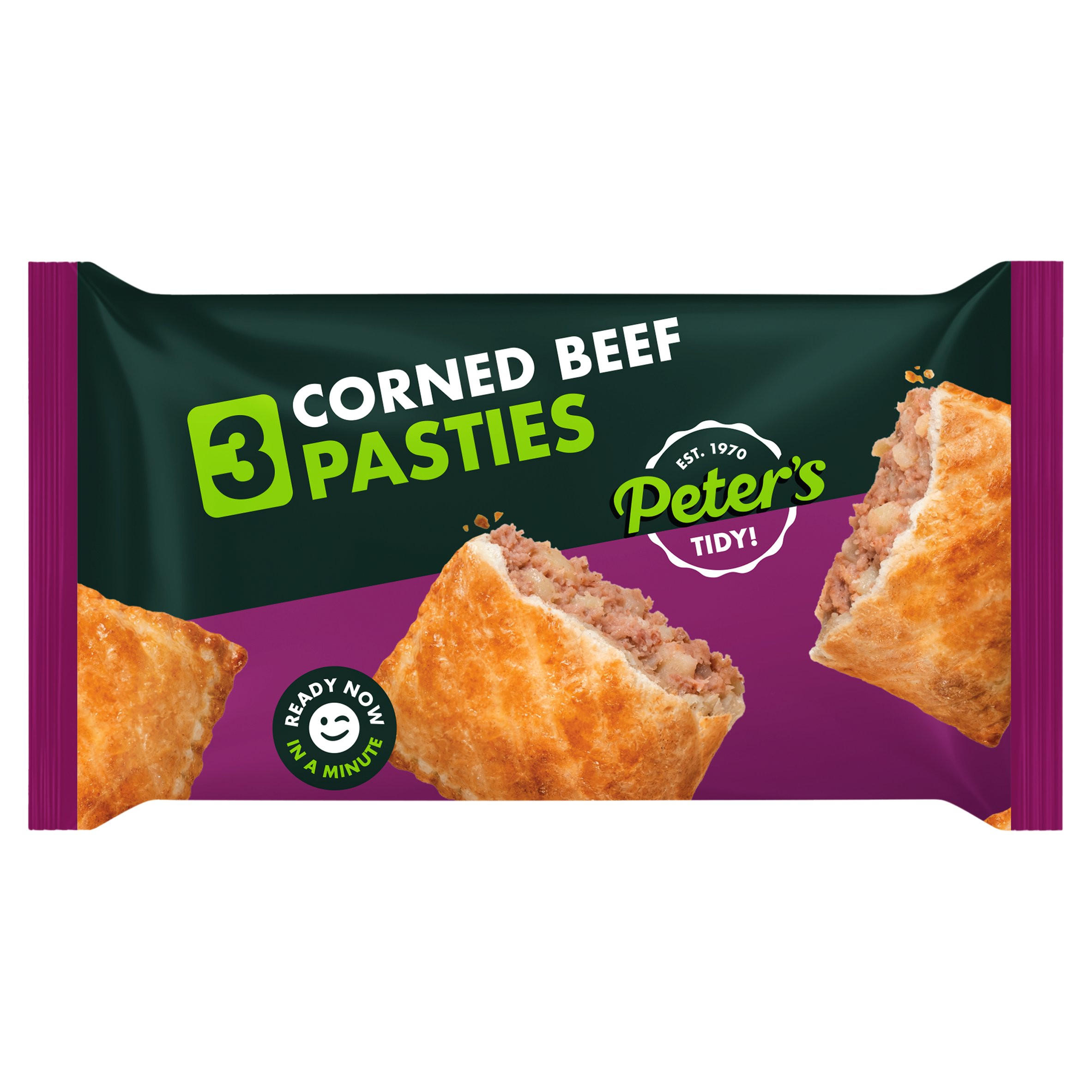 Peter's 3 Corned Beef Pasties