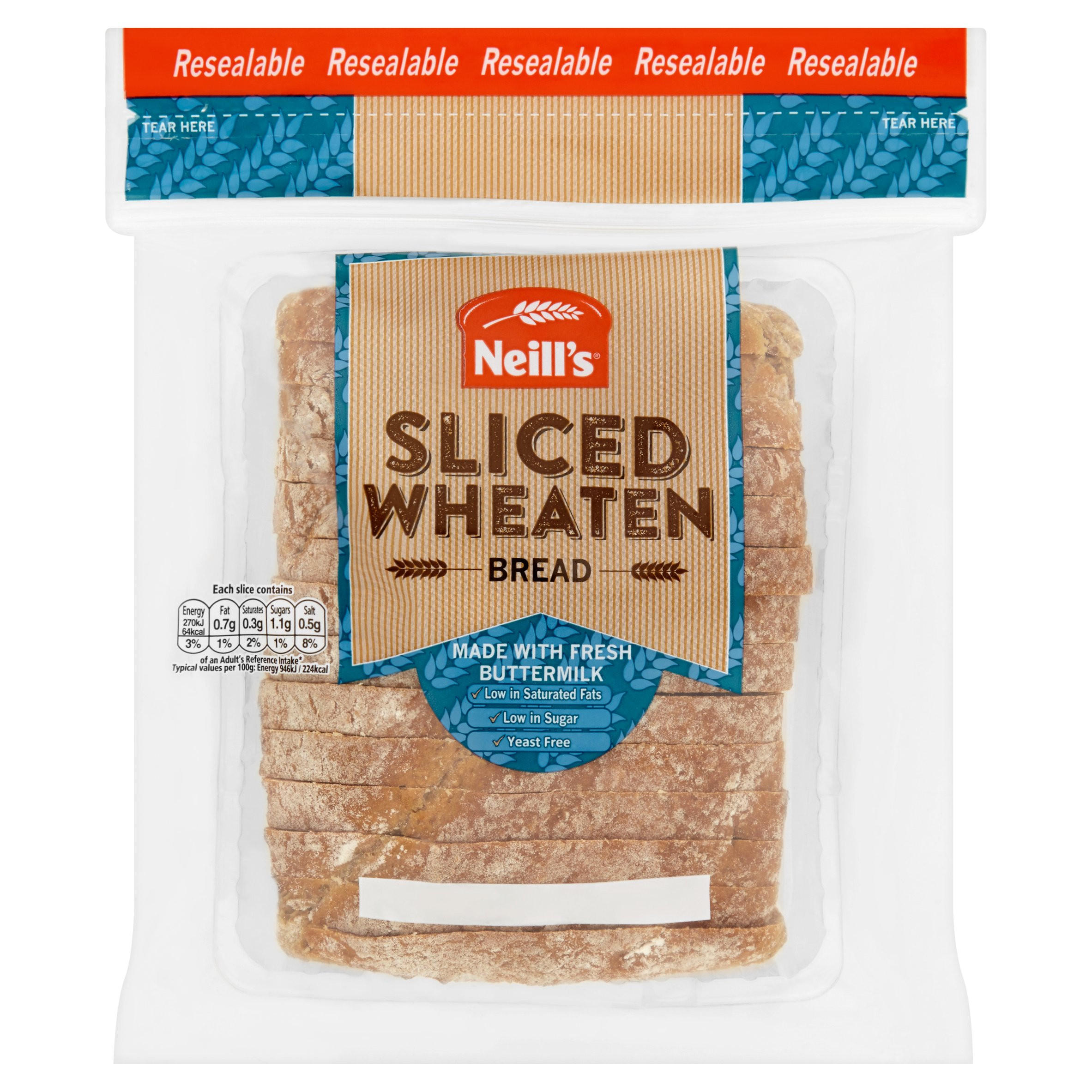 Neill's Sliced Wheaten Bread 400g