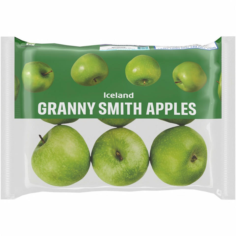Iceland Granny Smith Apples 6 Pack