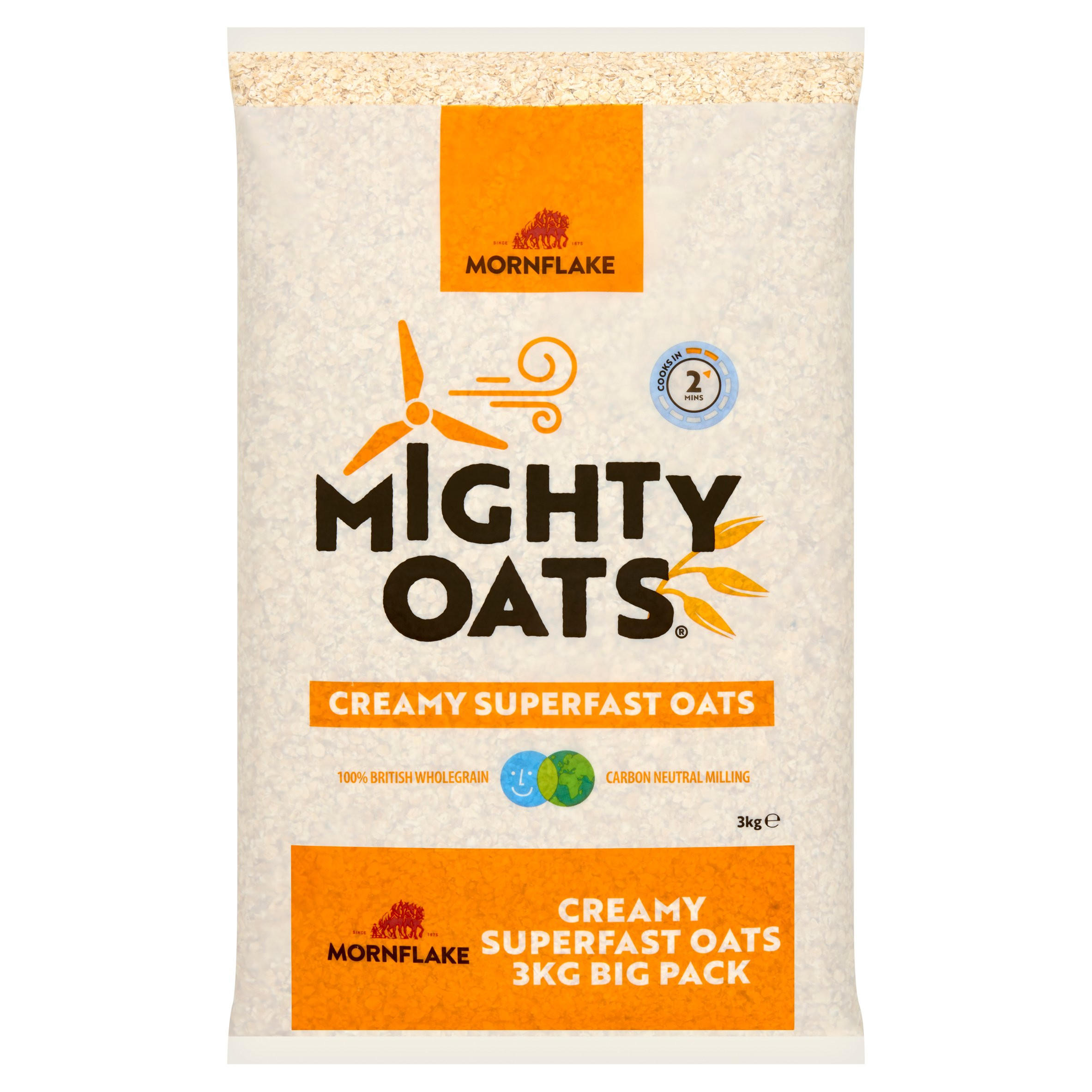 Mornflake Mighty Oats Creamy Superfast Oats 3kg
