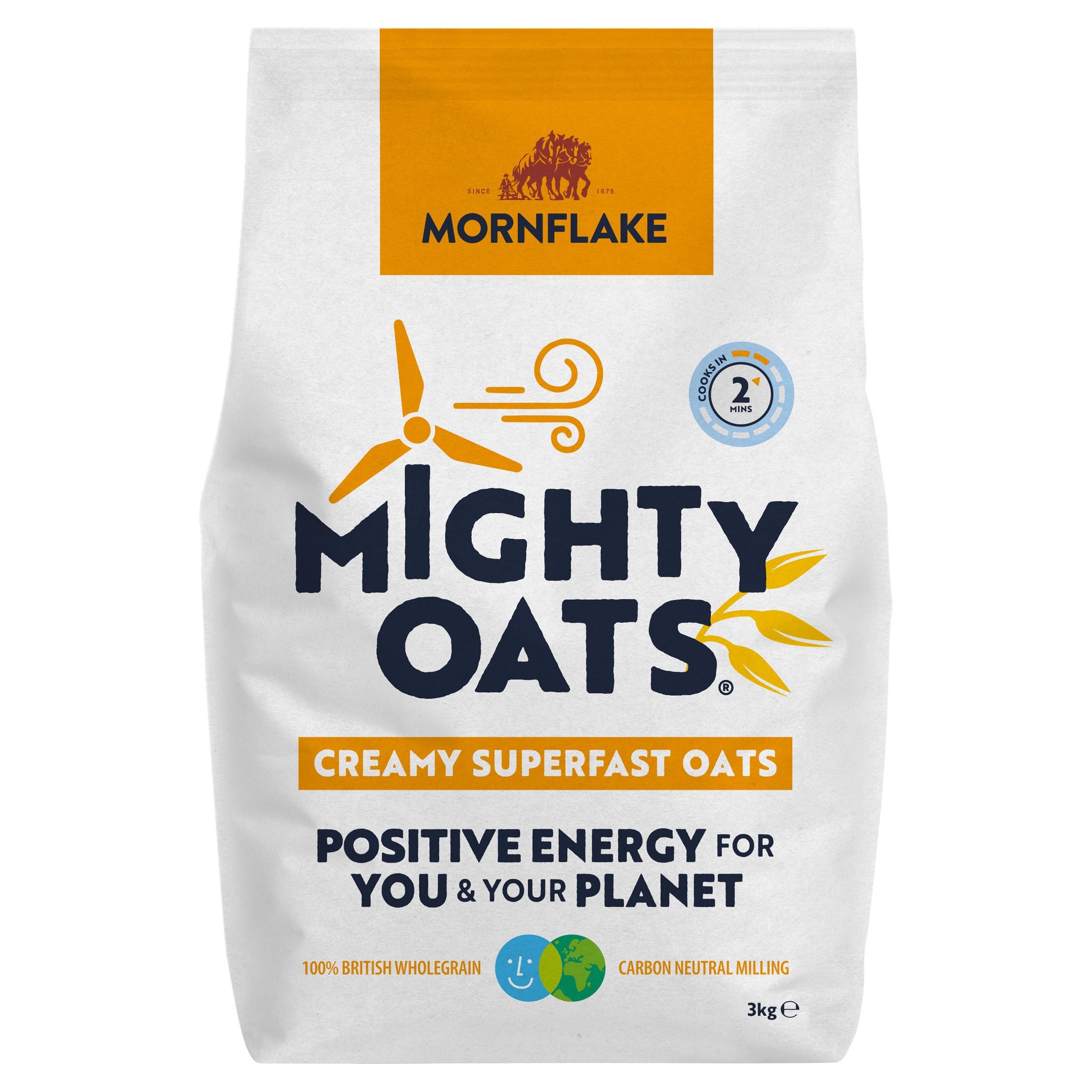 Mornflake Mighty Oats Creamy Superfast Oats 3kg