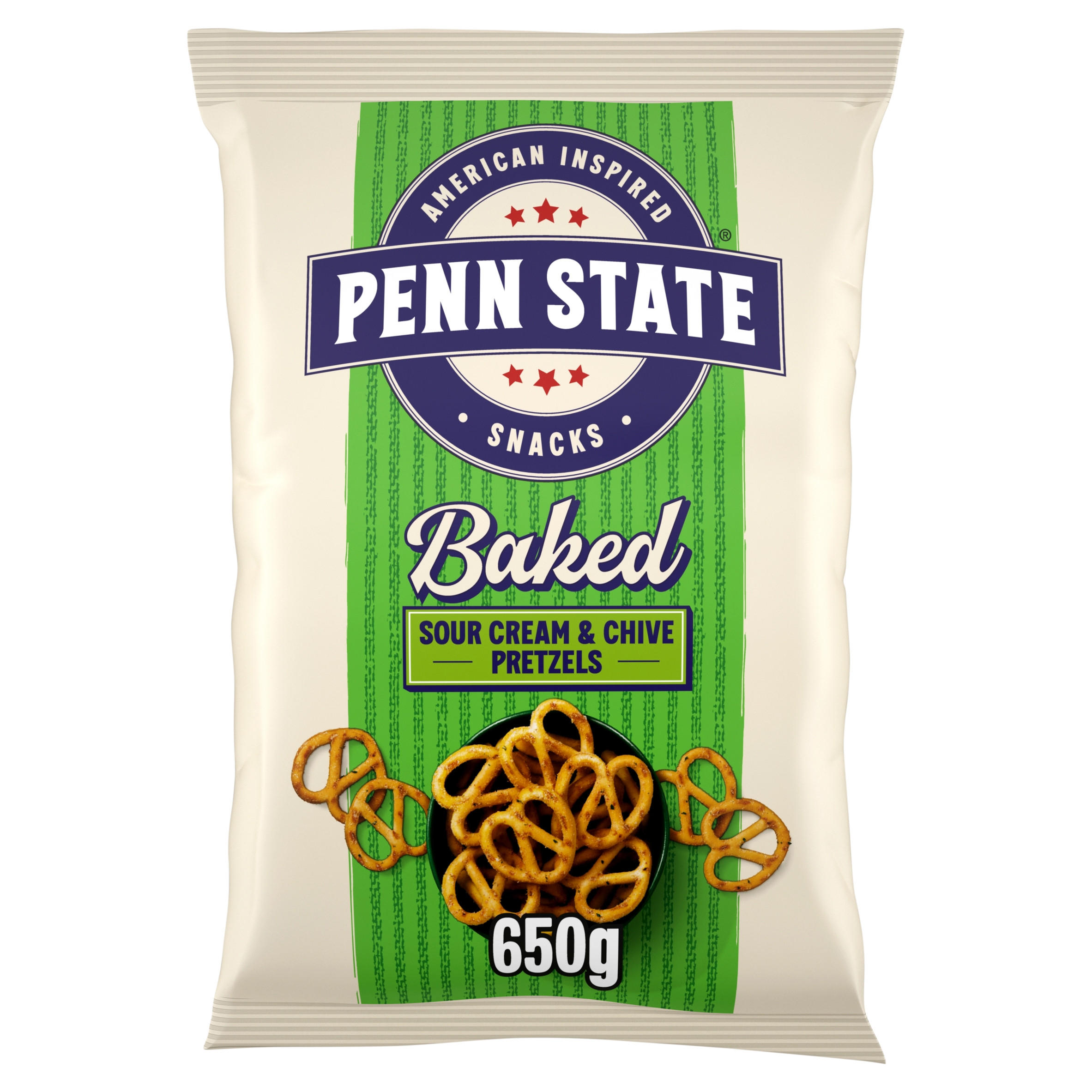 Penn State Sour Cream & Chive Sharing Pretzels 650g