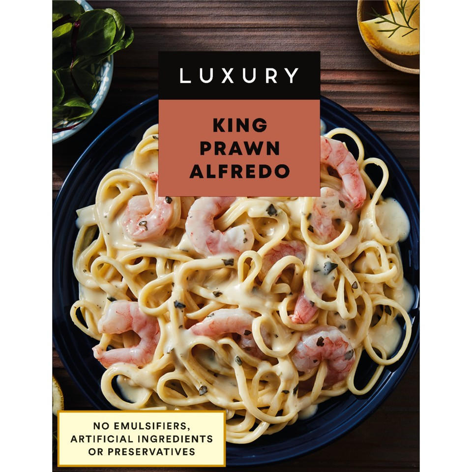 Iceland Luxury King Prawn Alfredo 450g