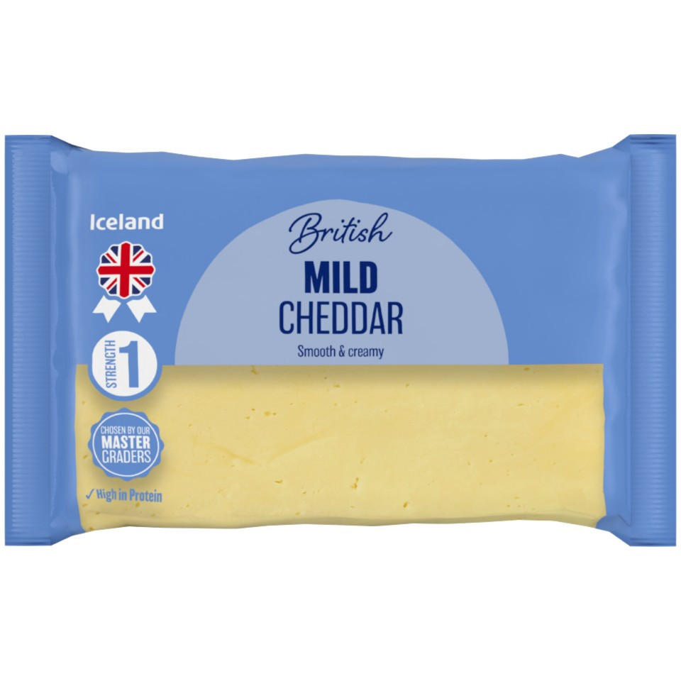Iceland Mild Cheddar 400g