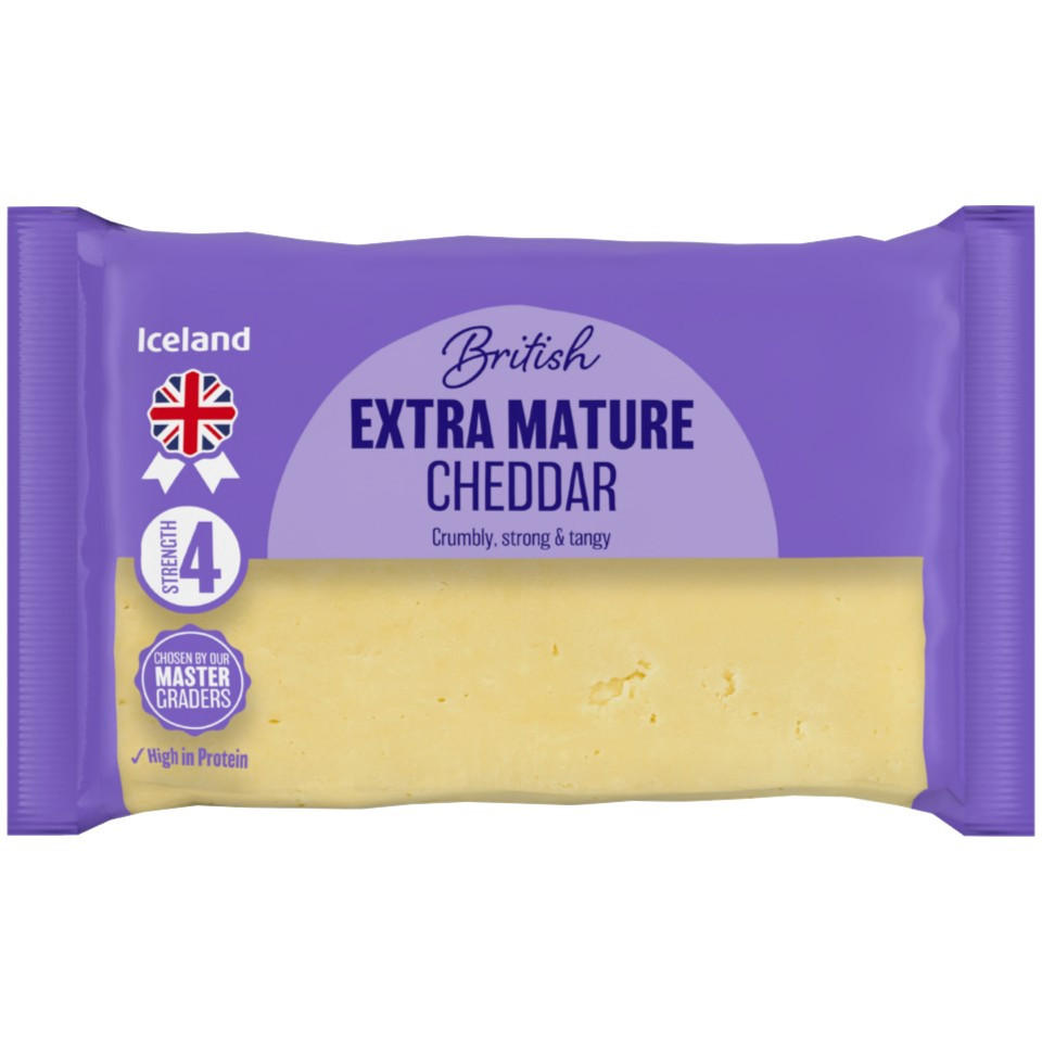 Iceland Extra Mature Cheddar 400g