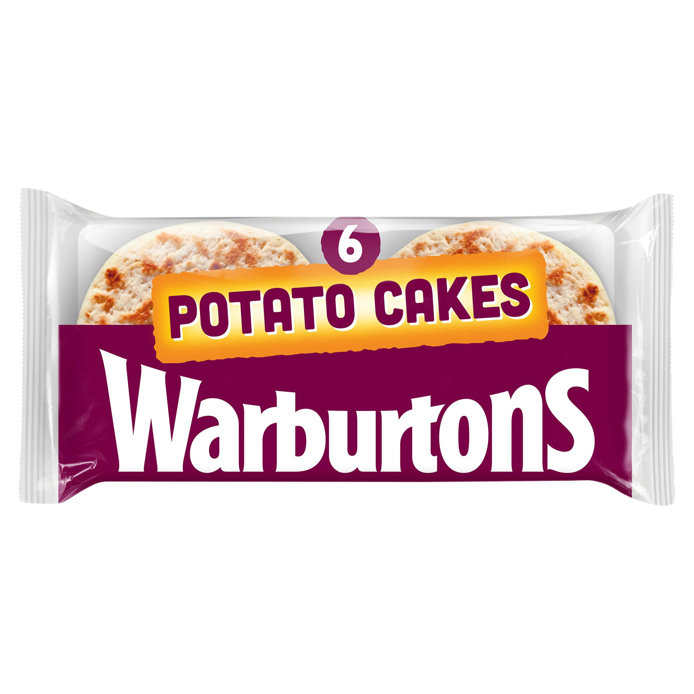 Warburtons 6 Potato Cakes