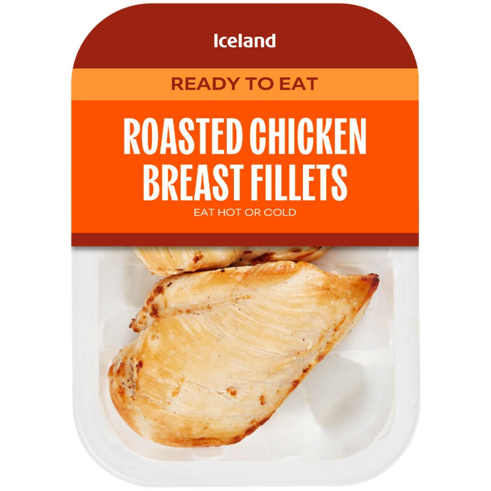 Iceland 2 Roasted Chicken Breast Fillets 190g