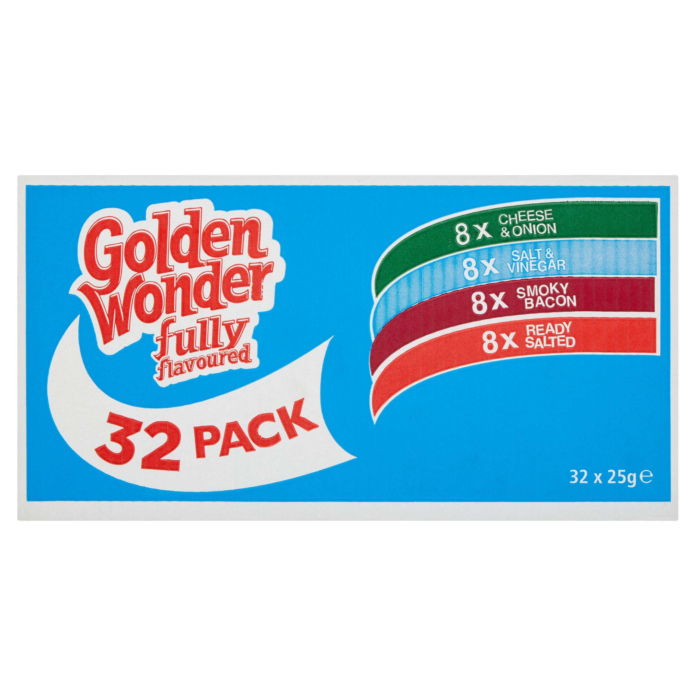 Golden Wonder Fully Flavoured 32 x 25g