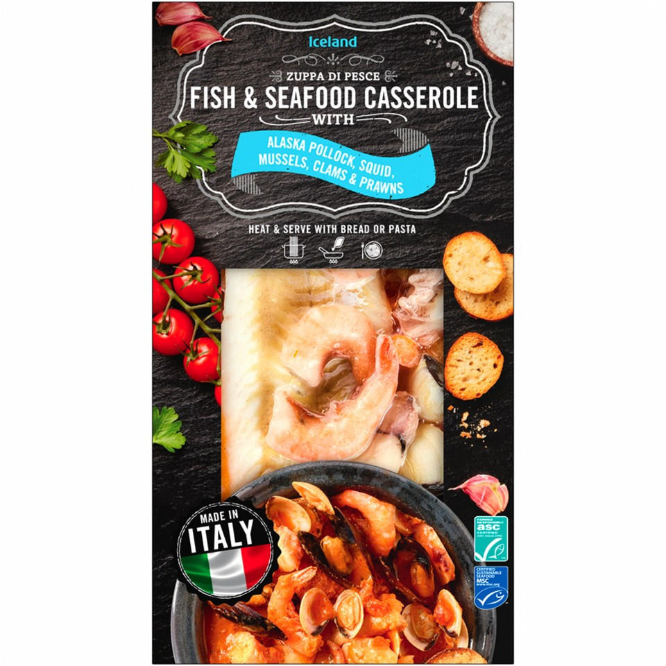 Iceland Fish & Seafood Casserole 450g