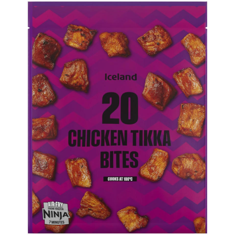 Iceland 20 (Approx.) Chicken Tikka Bites 200g