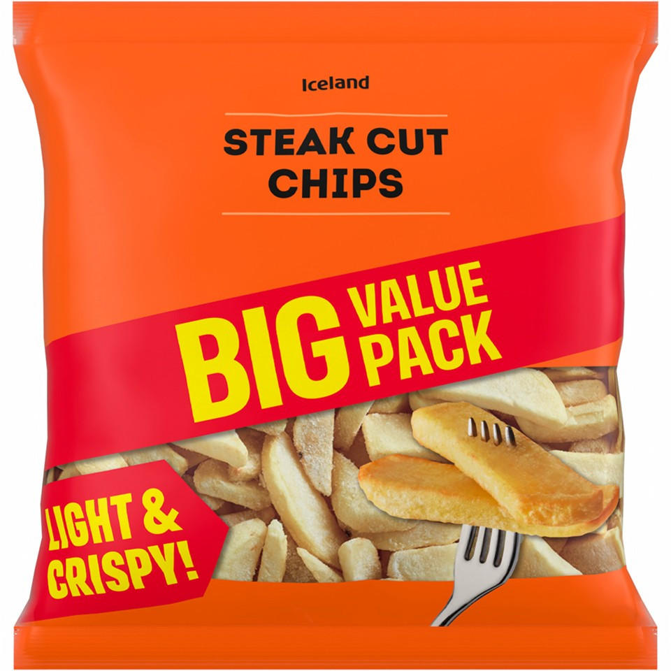Iceland Steak Cut Chips 1.25kg