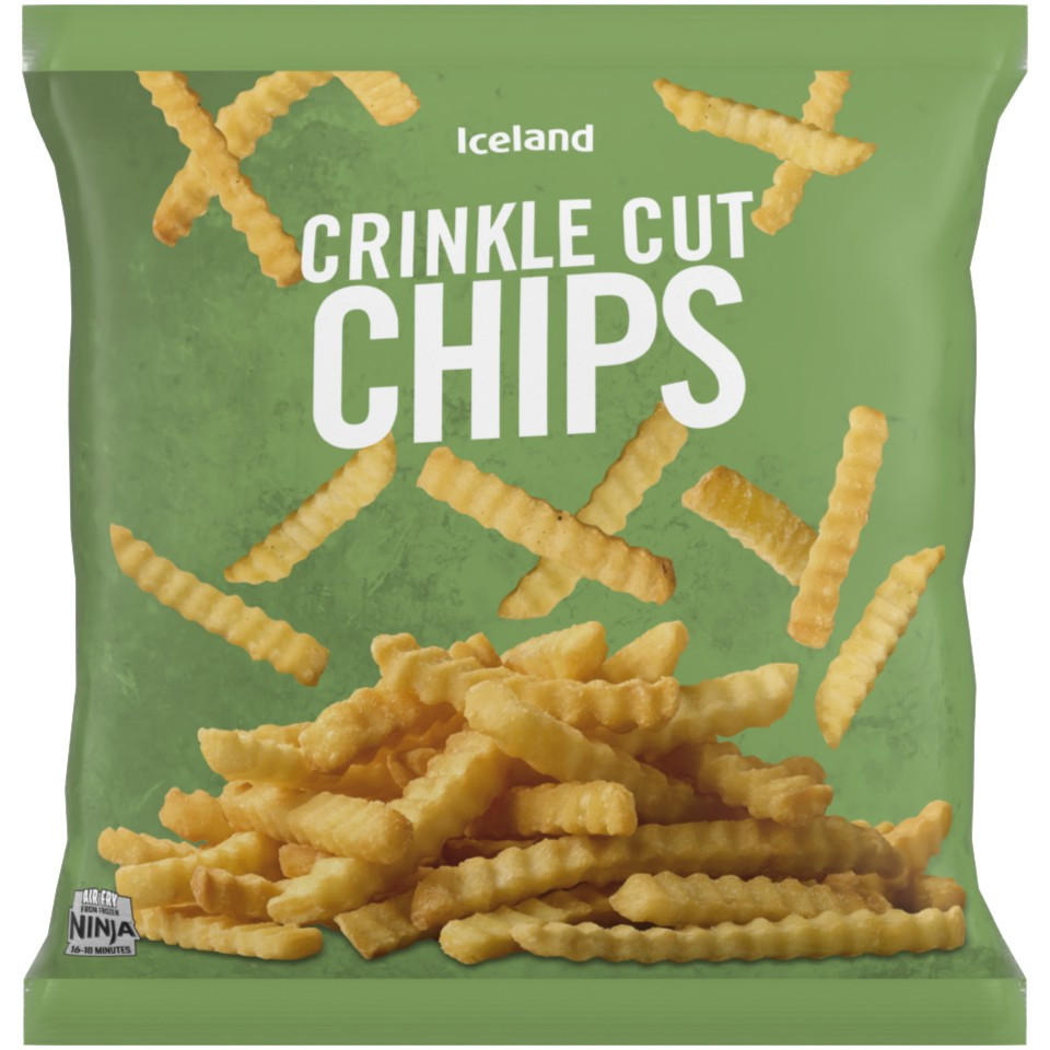 Iceland Crinkle Cut Chips 1.25kg