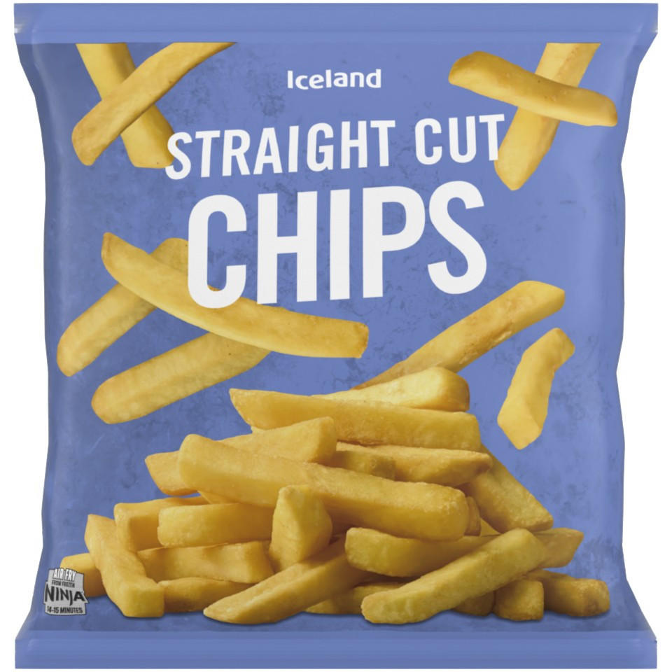 Iceland Straight Cut Chips 1.25kg