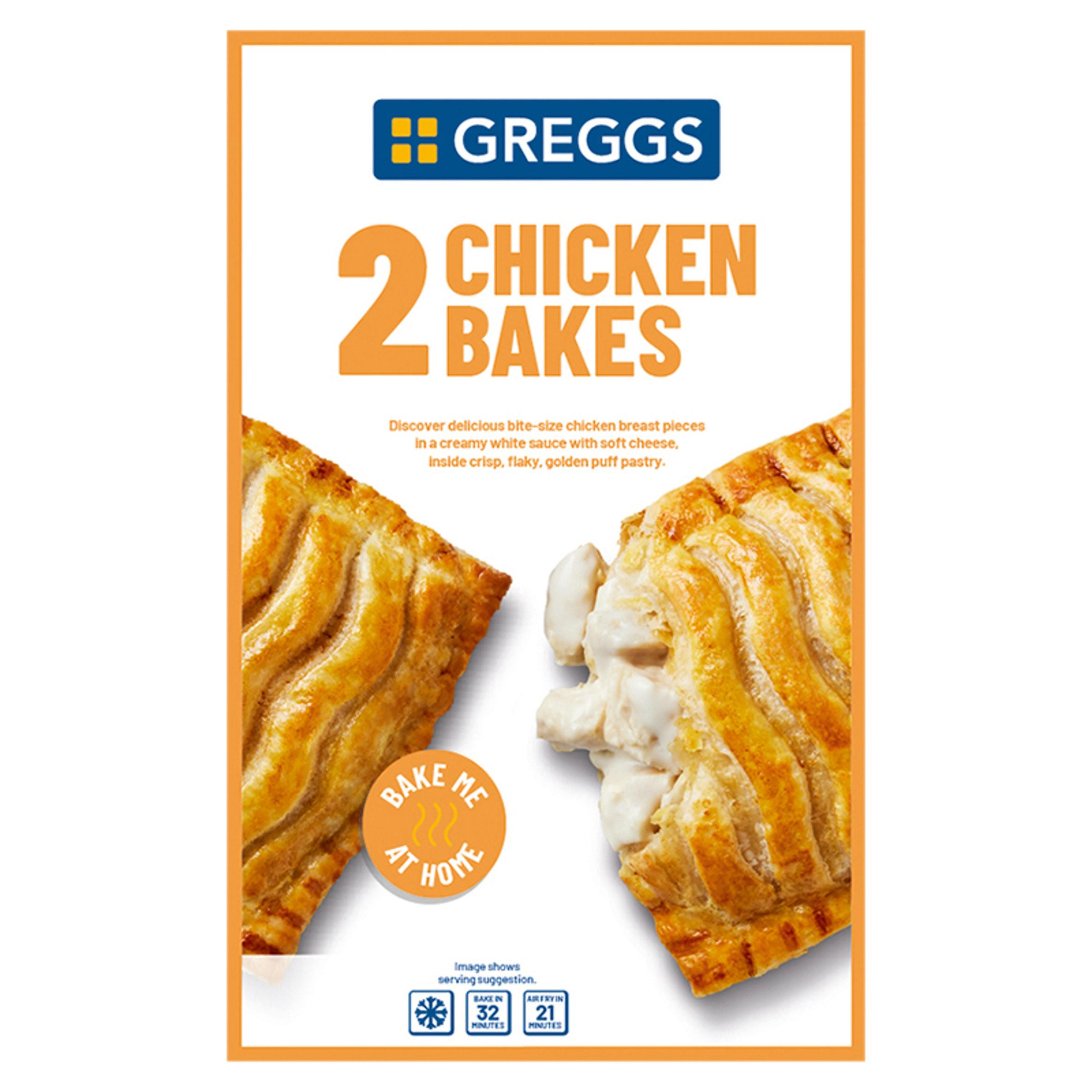 Greggs 2 Chicken Bakes 306g
