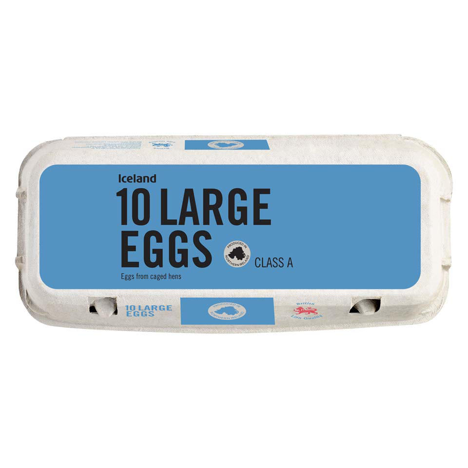 Iceland 10 Large Eggs
