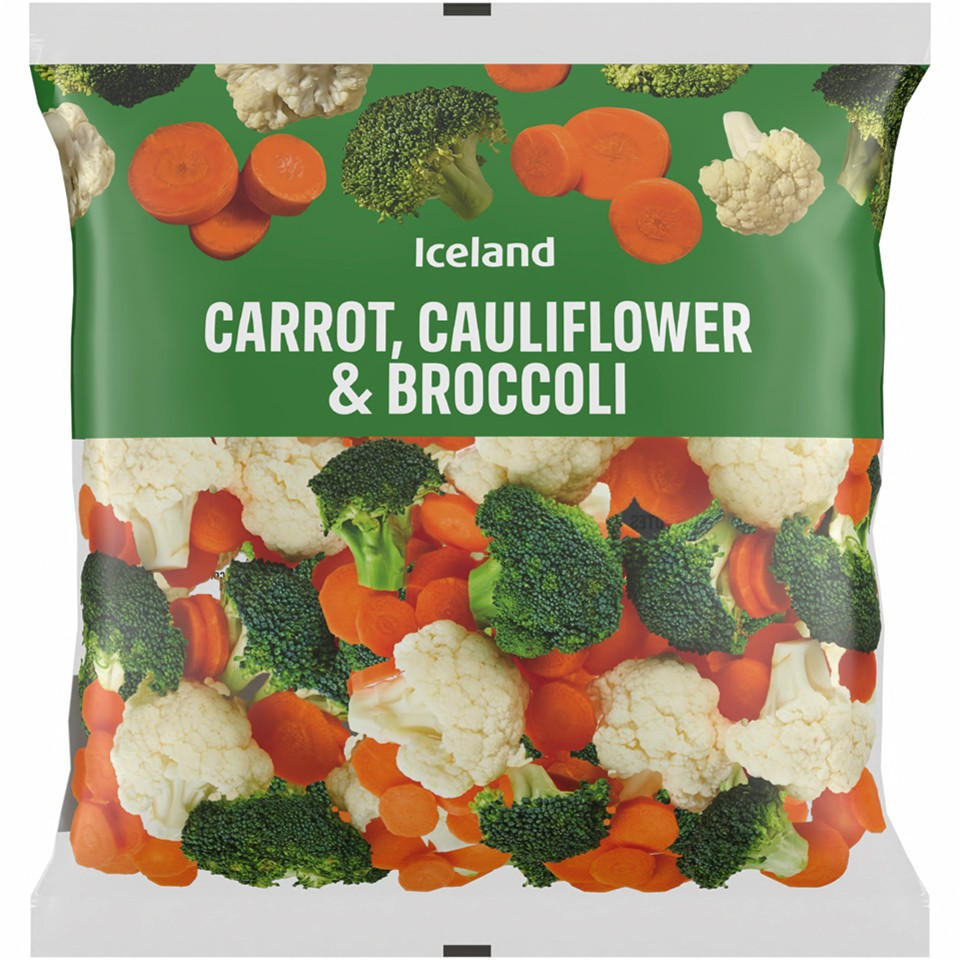 Iceland Carrot, Cauliflower & Broccoli 500g