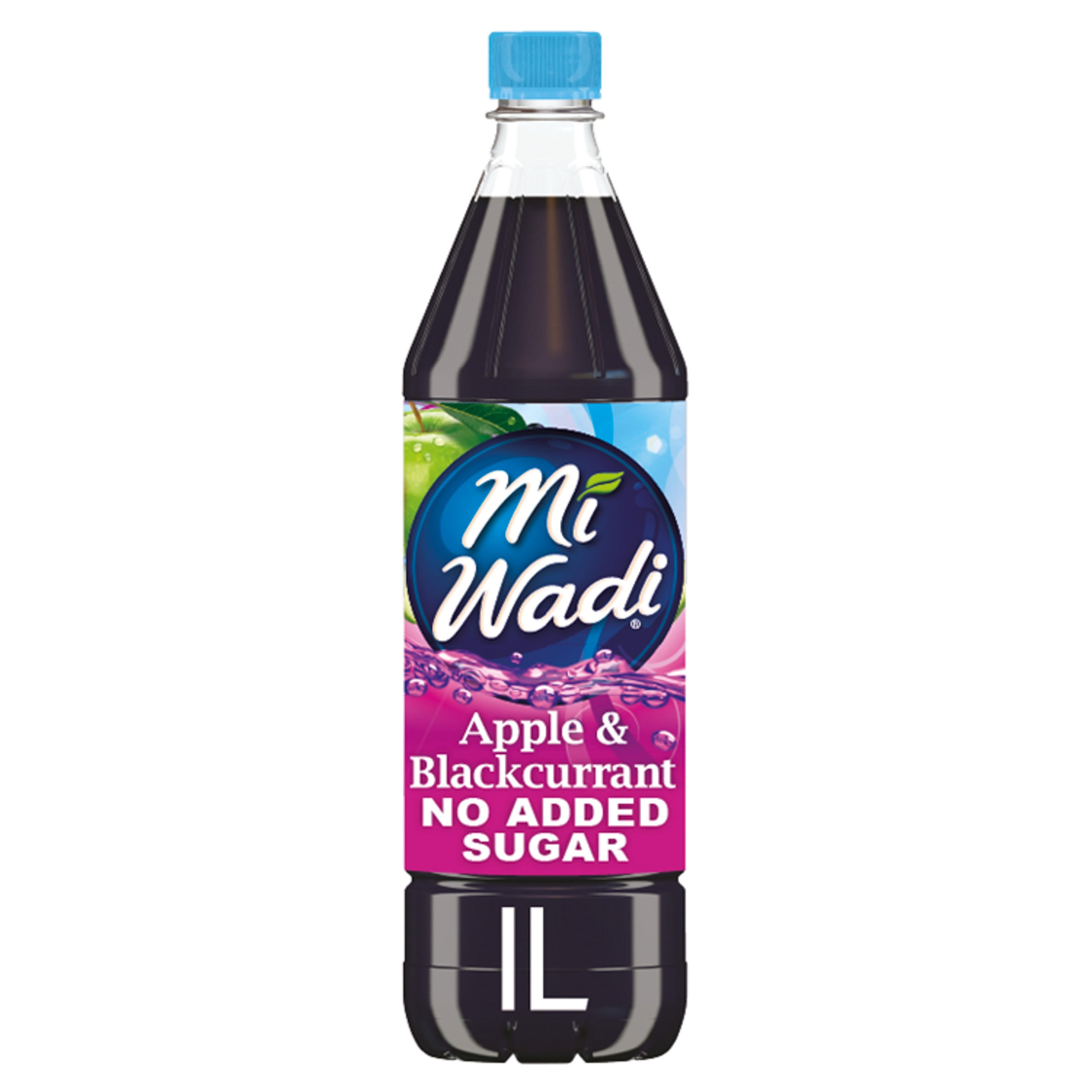 MiWadi Apple & Blackcurrant No Added Sugar - 1Ltr Single Concentrate