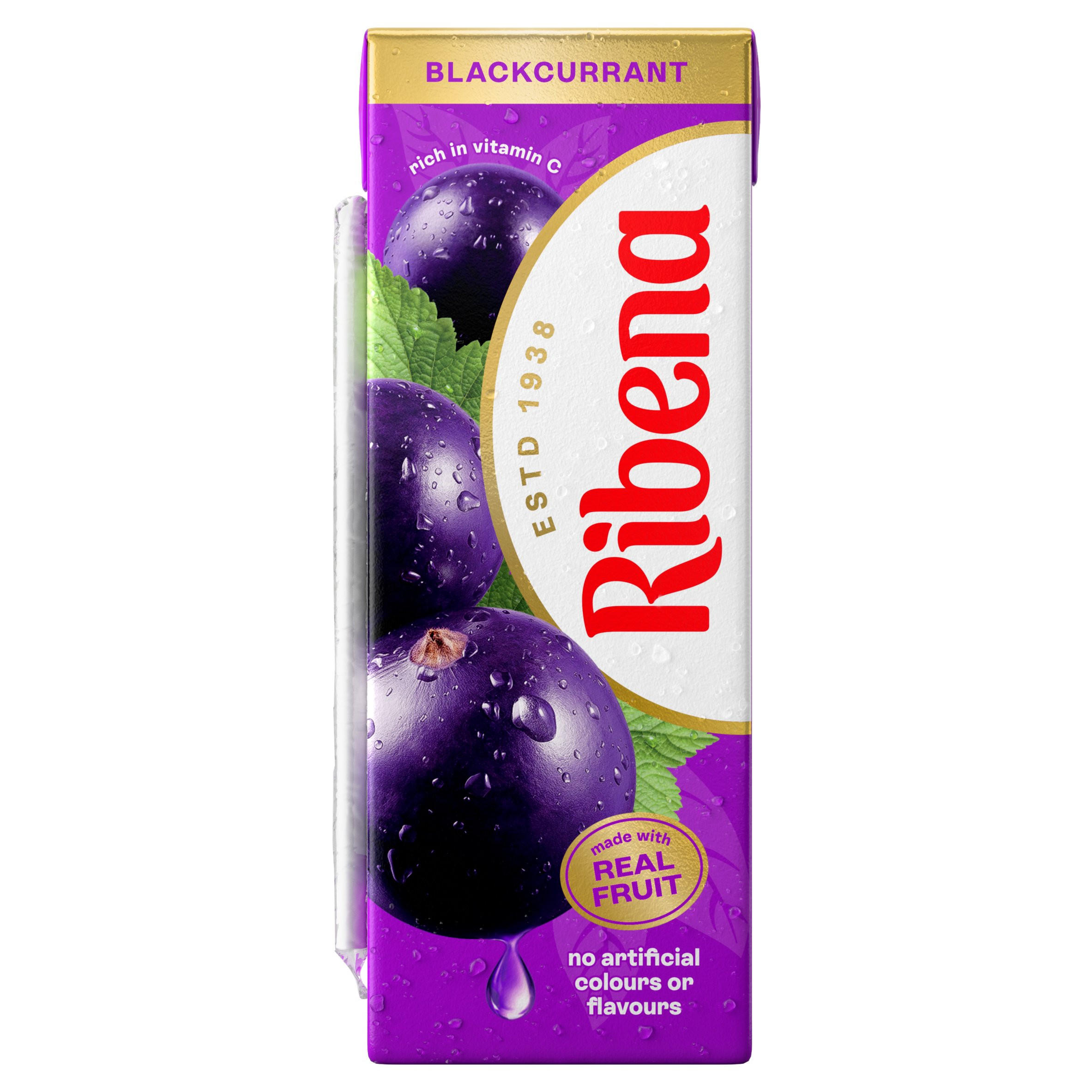 Ribena Blackcurrant Juice Drink Cartons 6x250ml