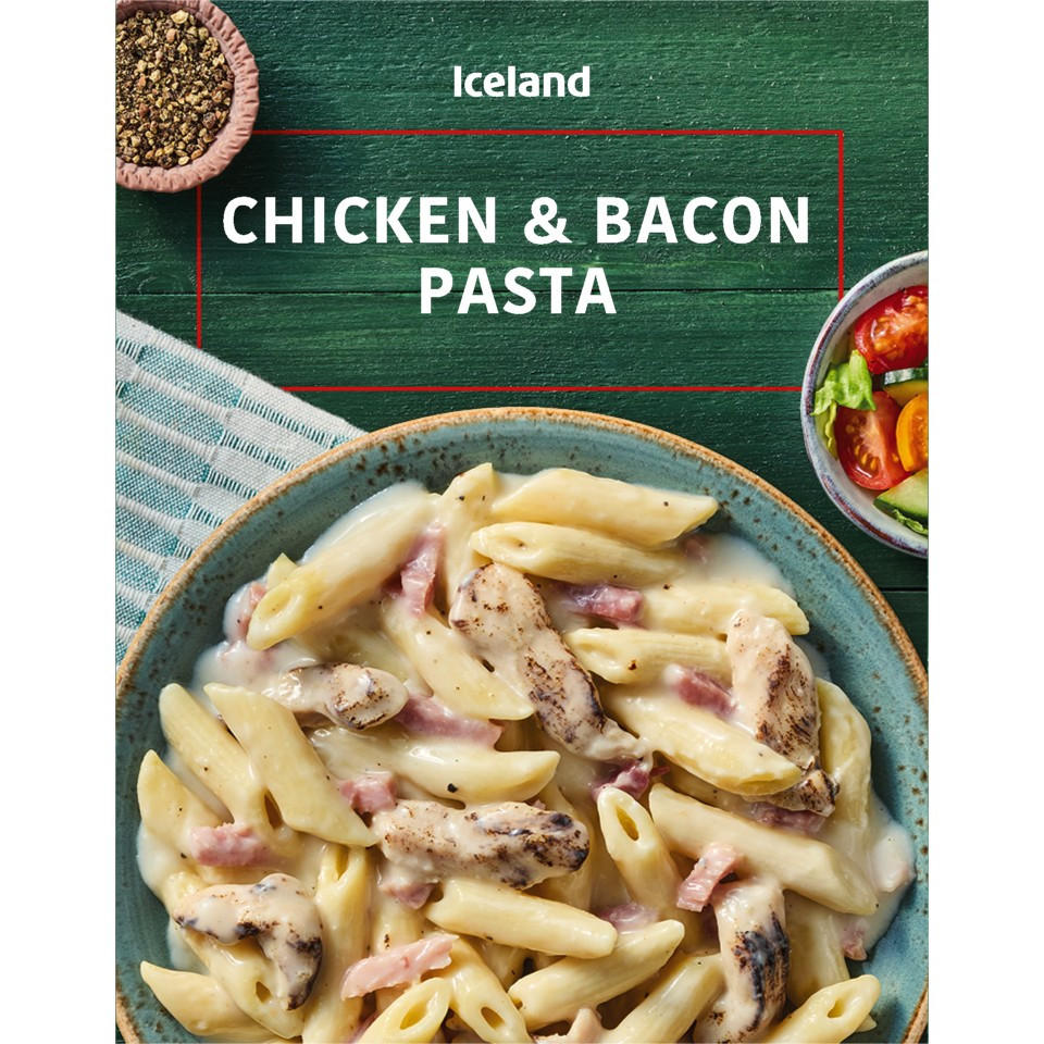 Iceland Chicken & Bacon Pasta 400g