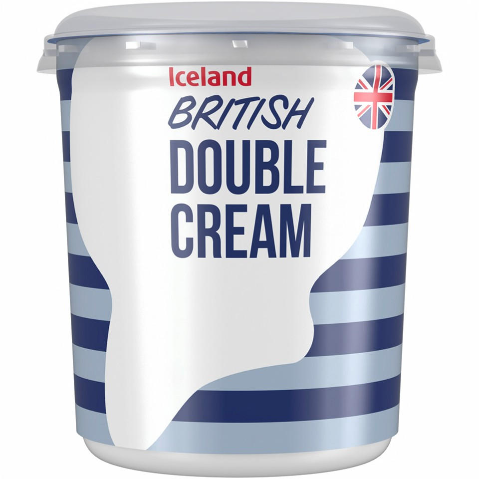 Iceland British Double Cream 300ml