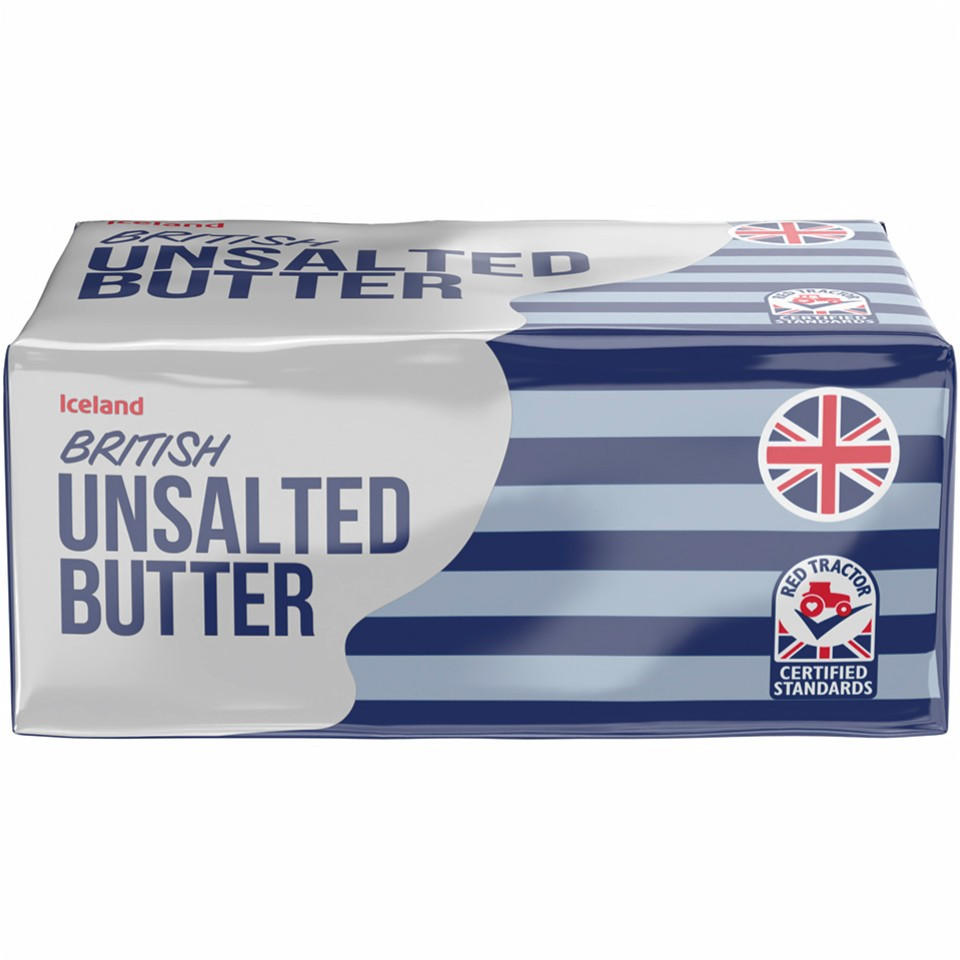 Iceland British Unsalted Butter 250g