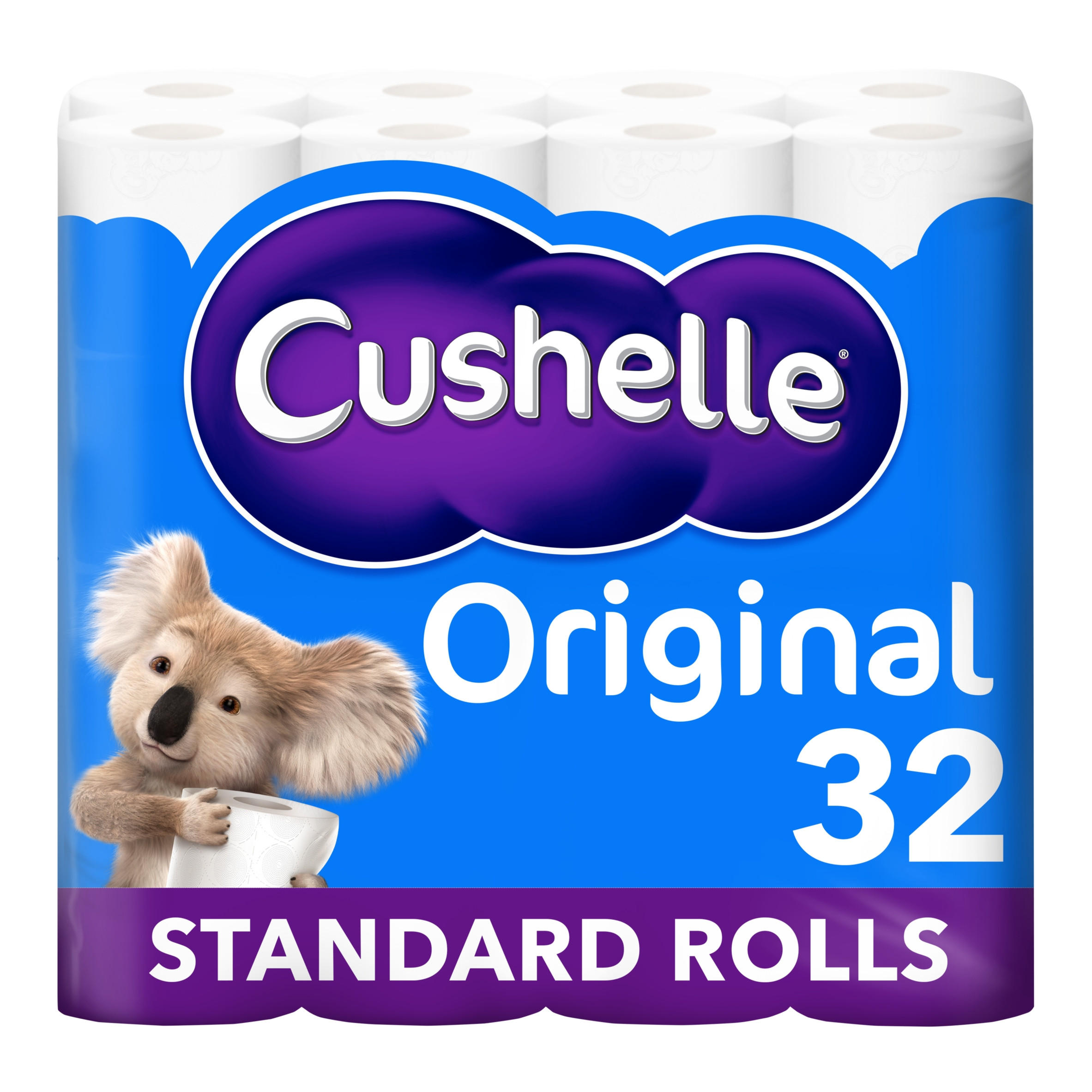 Cushelle Original Toilet Roll 32 Standard Rolls