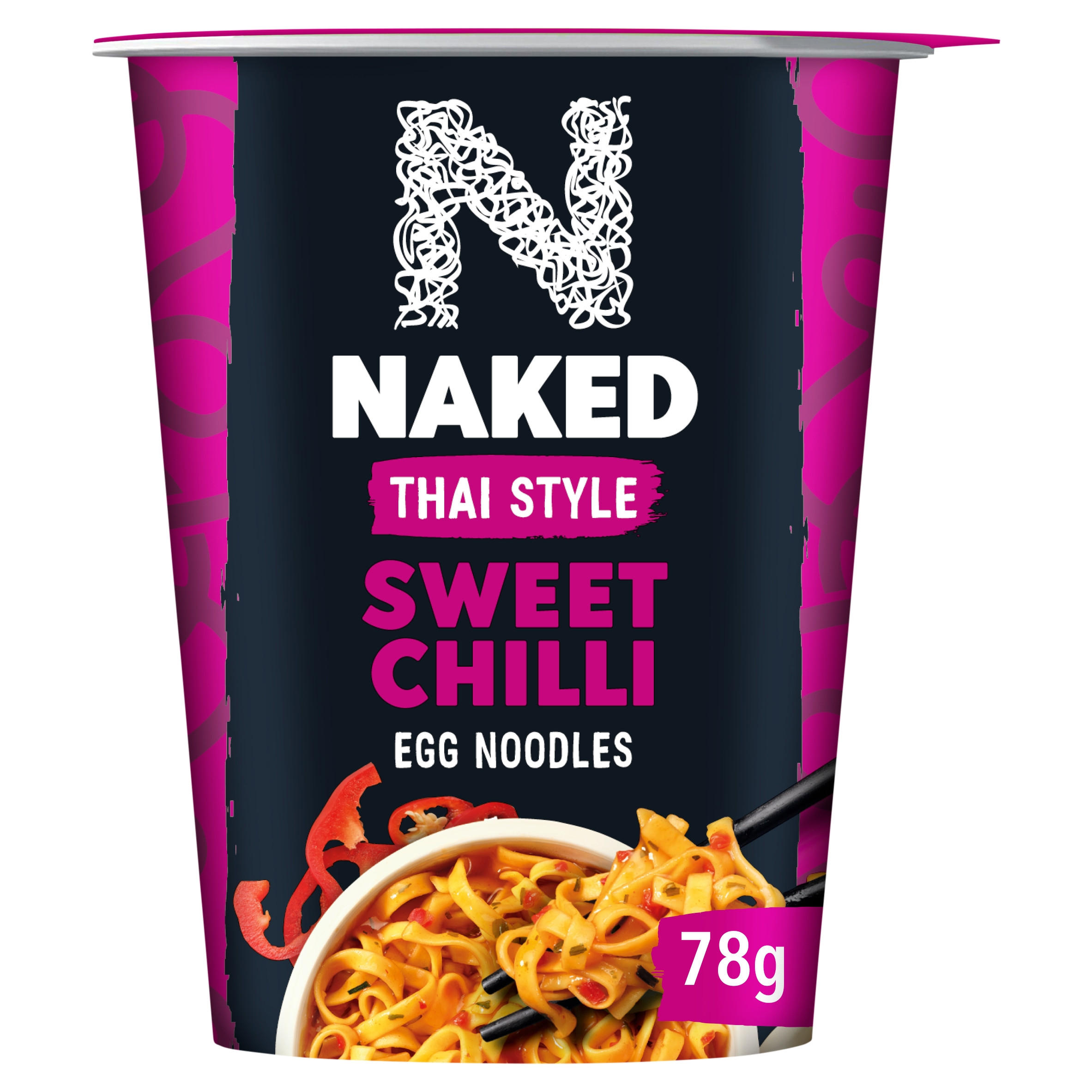 Naked Thai Style Sweet Chilli Egg Noodles 78g