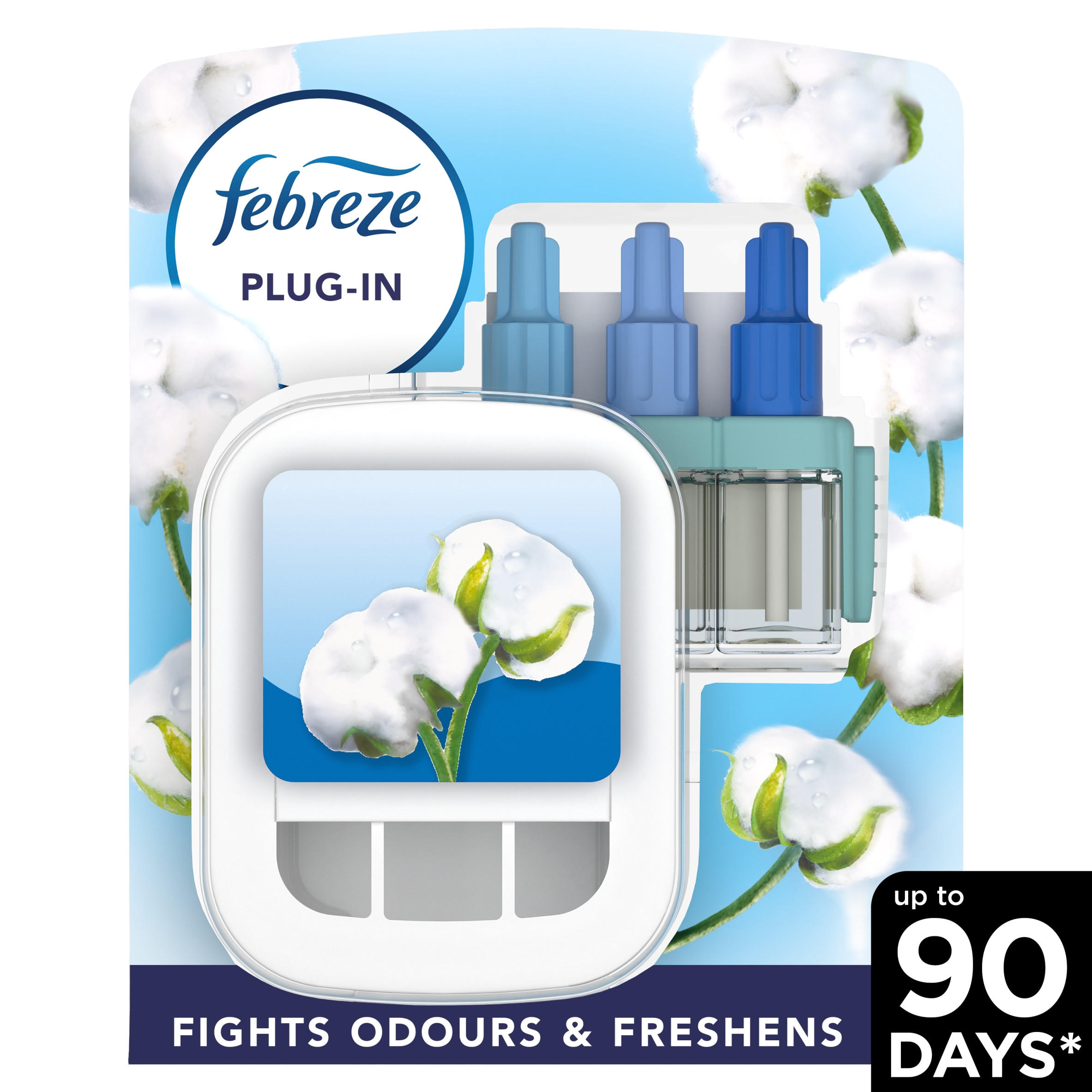 Febreze 3Volution Air Freshener Starter Kit Cotton Fresh 20ML