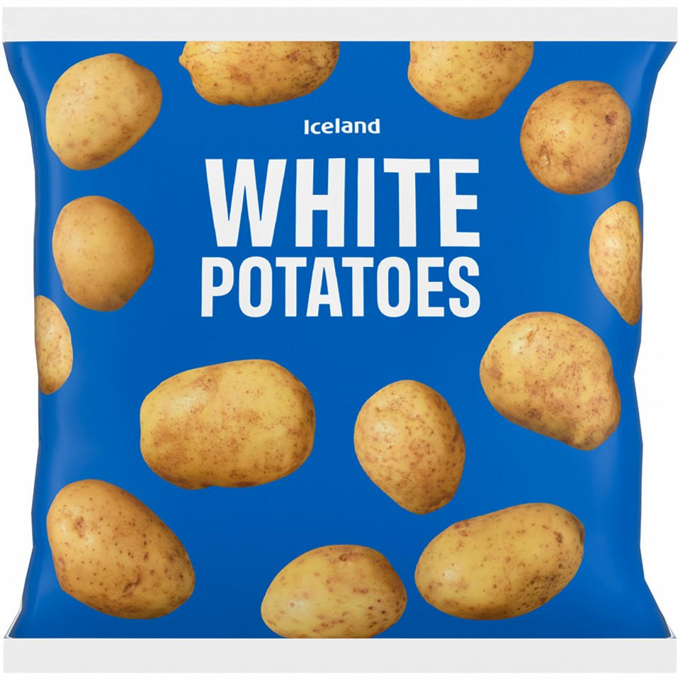 Iceland White Potatoes 1.6kg