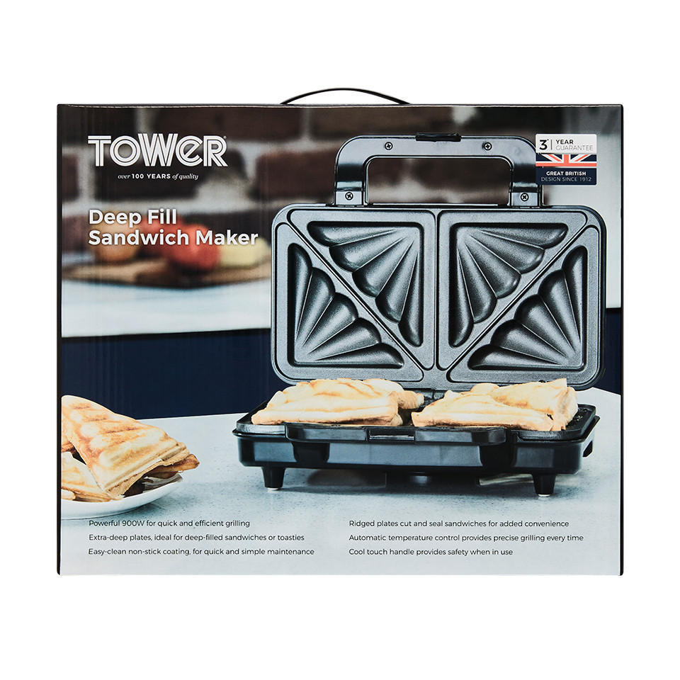 Tower Deep Fill Sandwich Maker