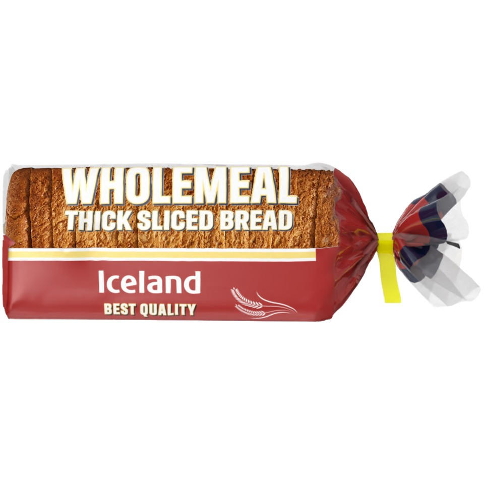 Iceland Wholemeal Thick Sliced Bread 800g