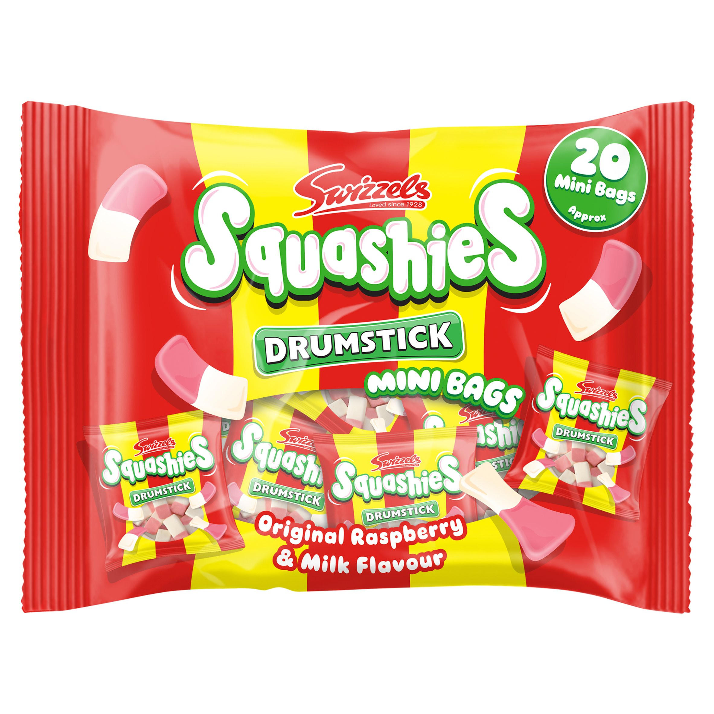Swizzels Squashies Raspberry & Milk 280g