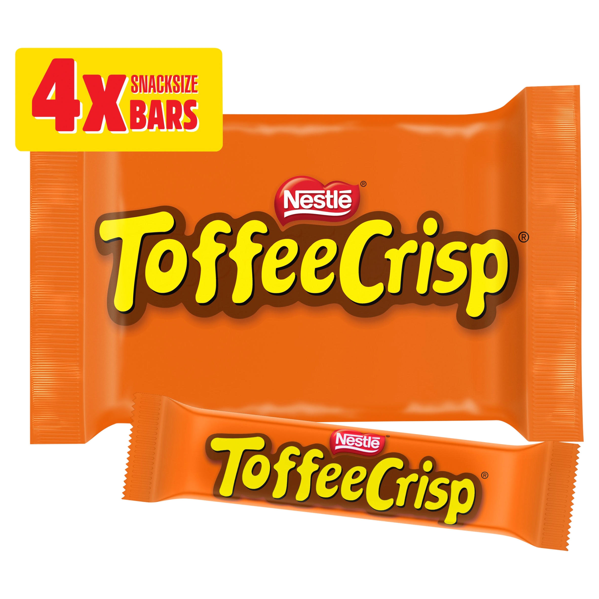 Toffee Crisp Bar 4 Pack Multipack 124g