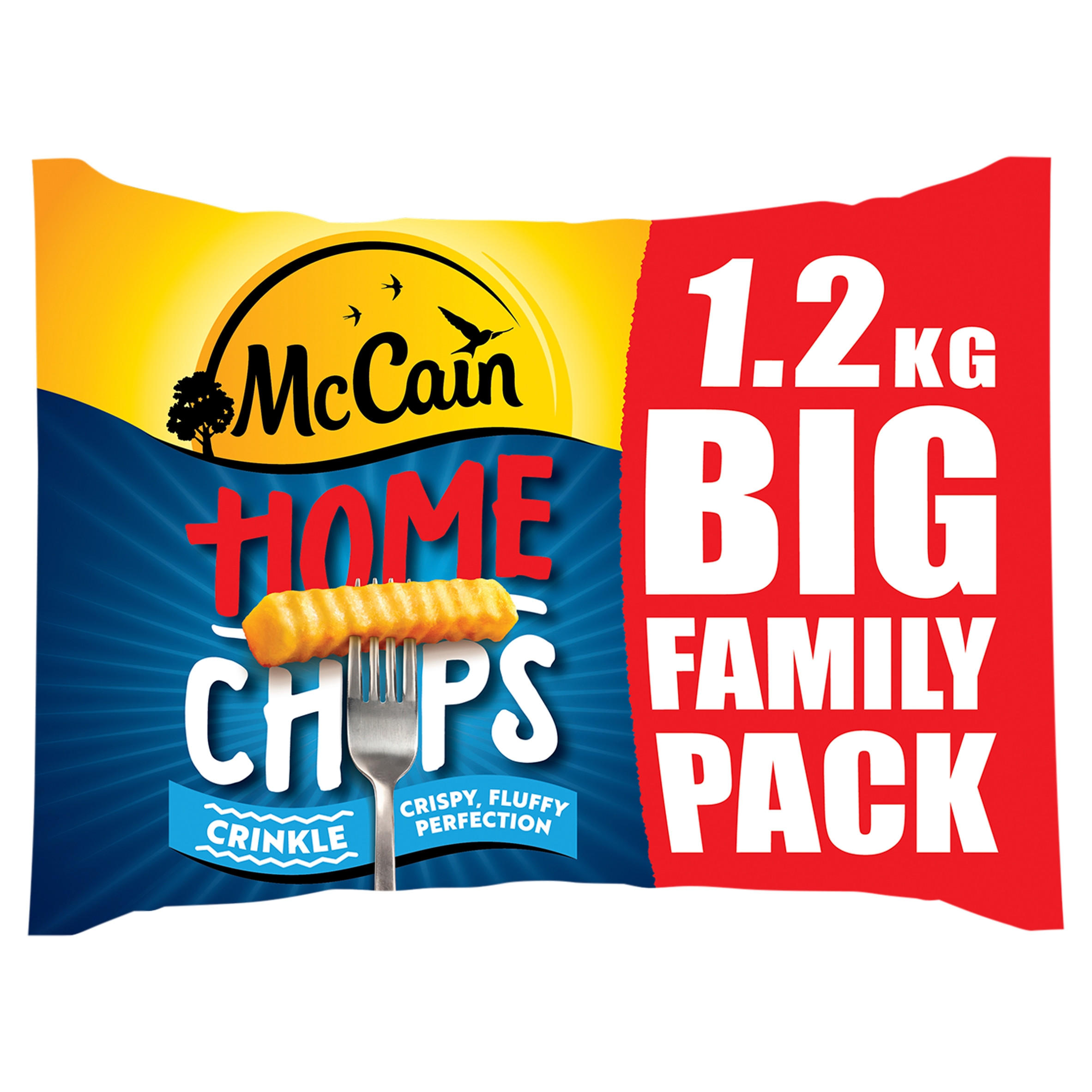 McCain Home Chips Crinkle Cut 1.2kg