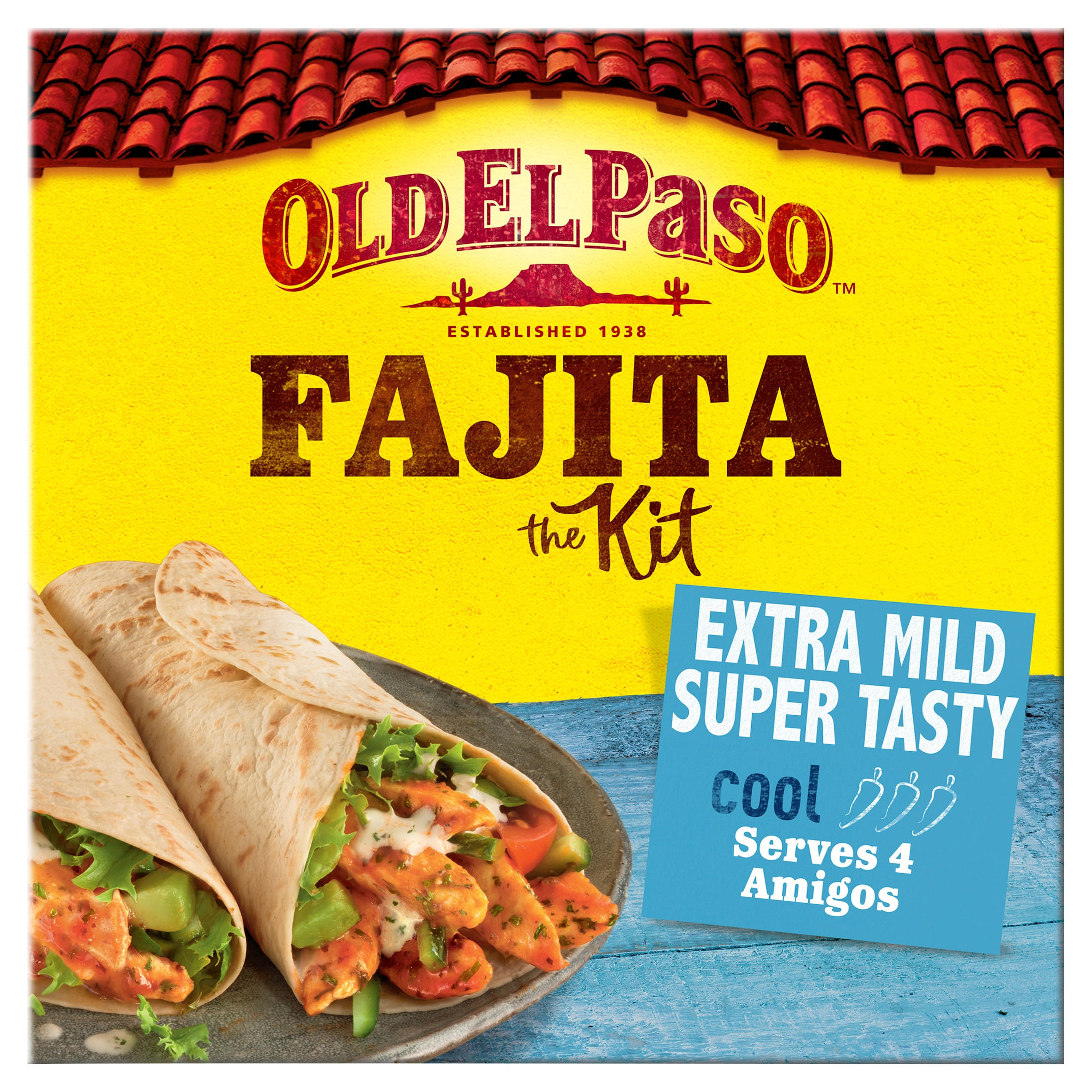 Old El Paso Fajita Kit Extra Mild Super Tasty