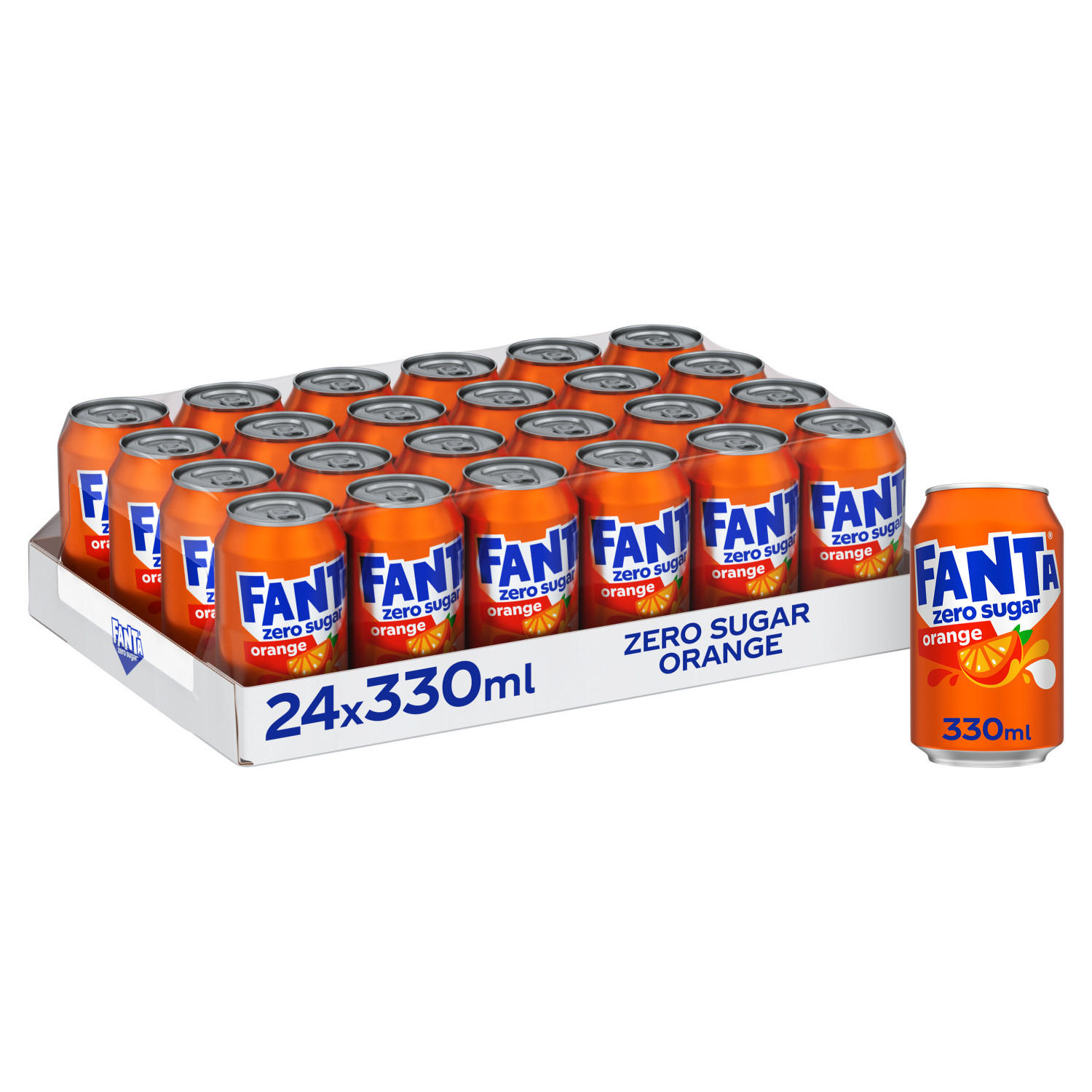 Fanta Orange Zero Sugar 24 x 330ml