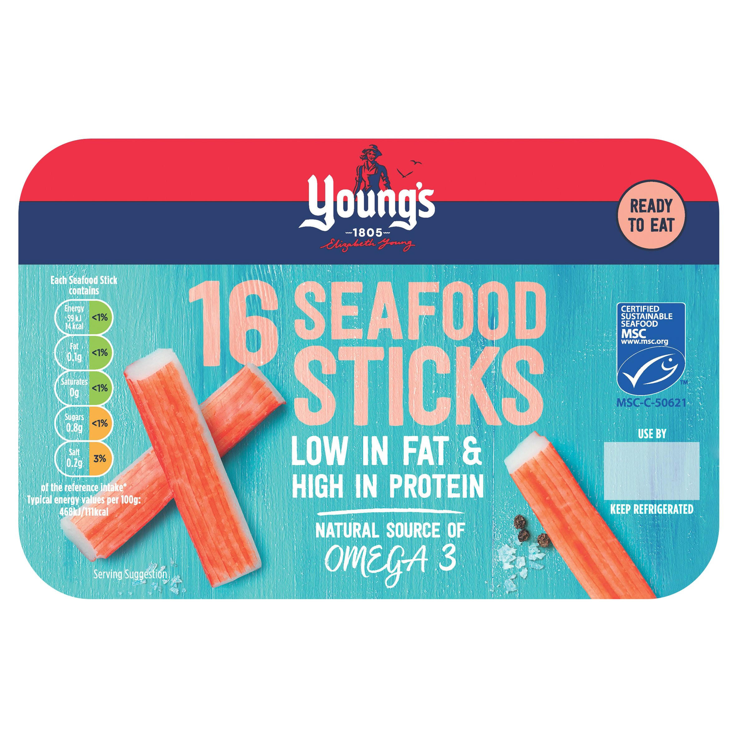 Young's 16 Seafood Sticks 200g