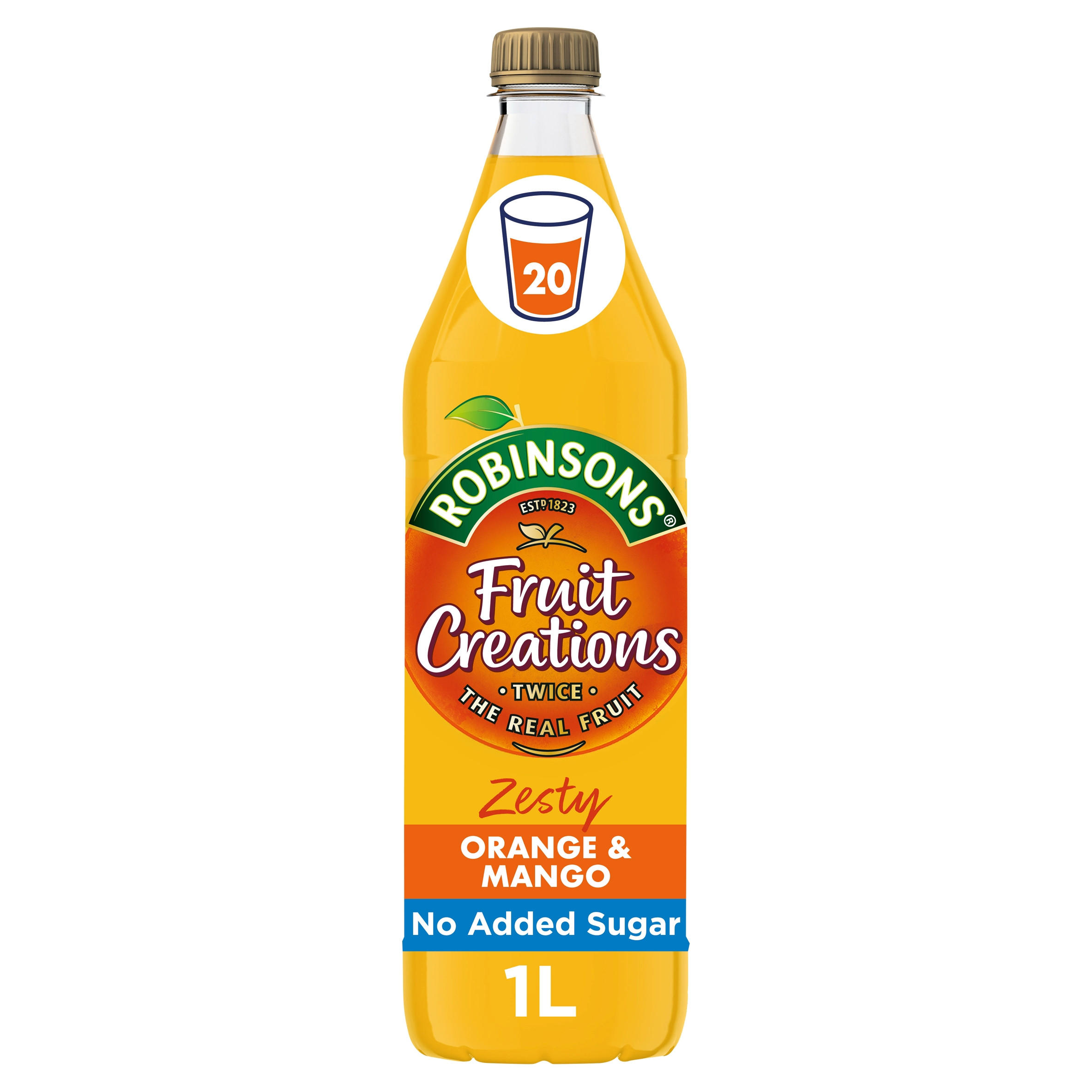 Robinsons Fruit Creations Orange & Mango Squash 1L