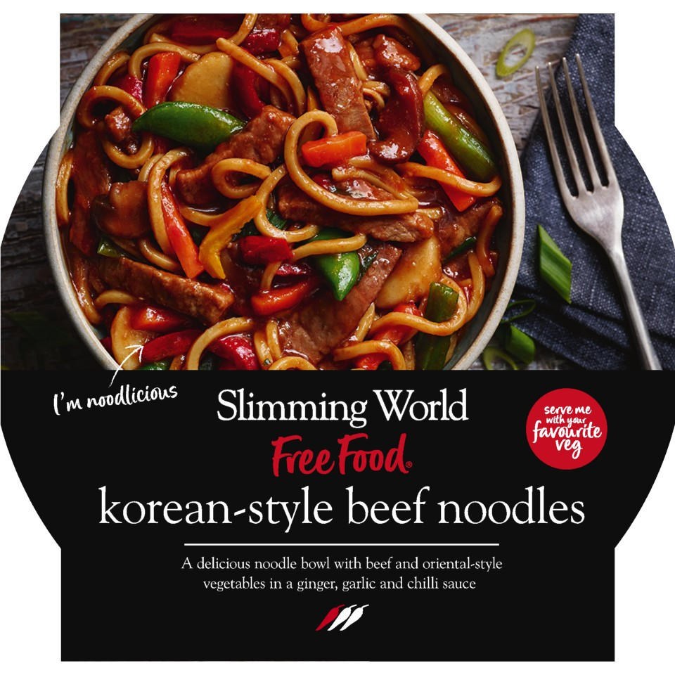 Slimming World Korean-Style Beef Noodles 550g