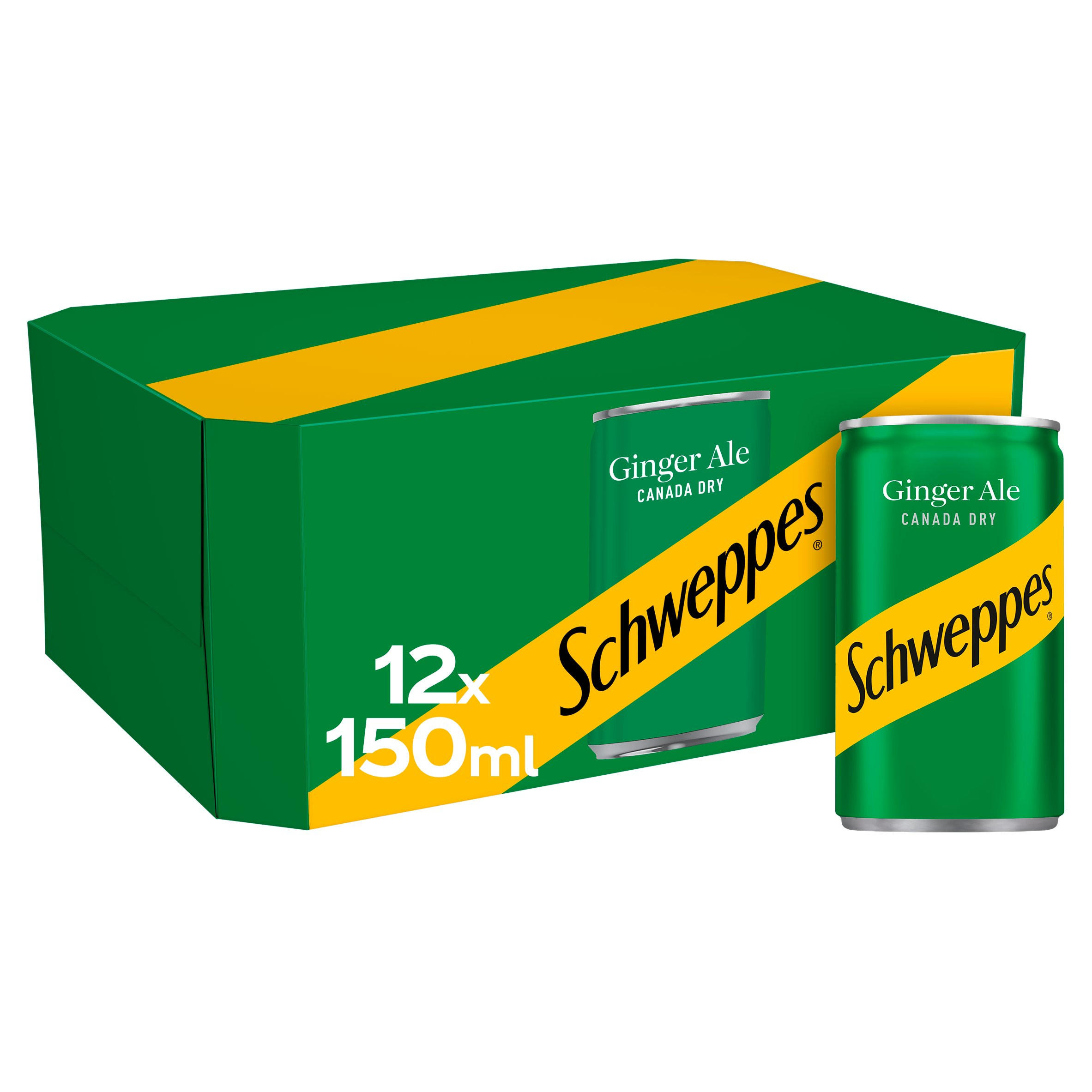 Schweppes Canada Dry Ginger Ale 12 x 150ml