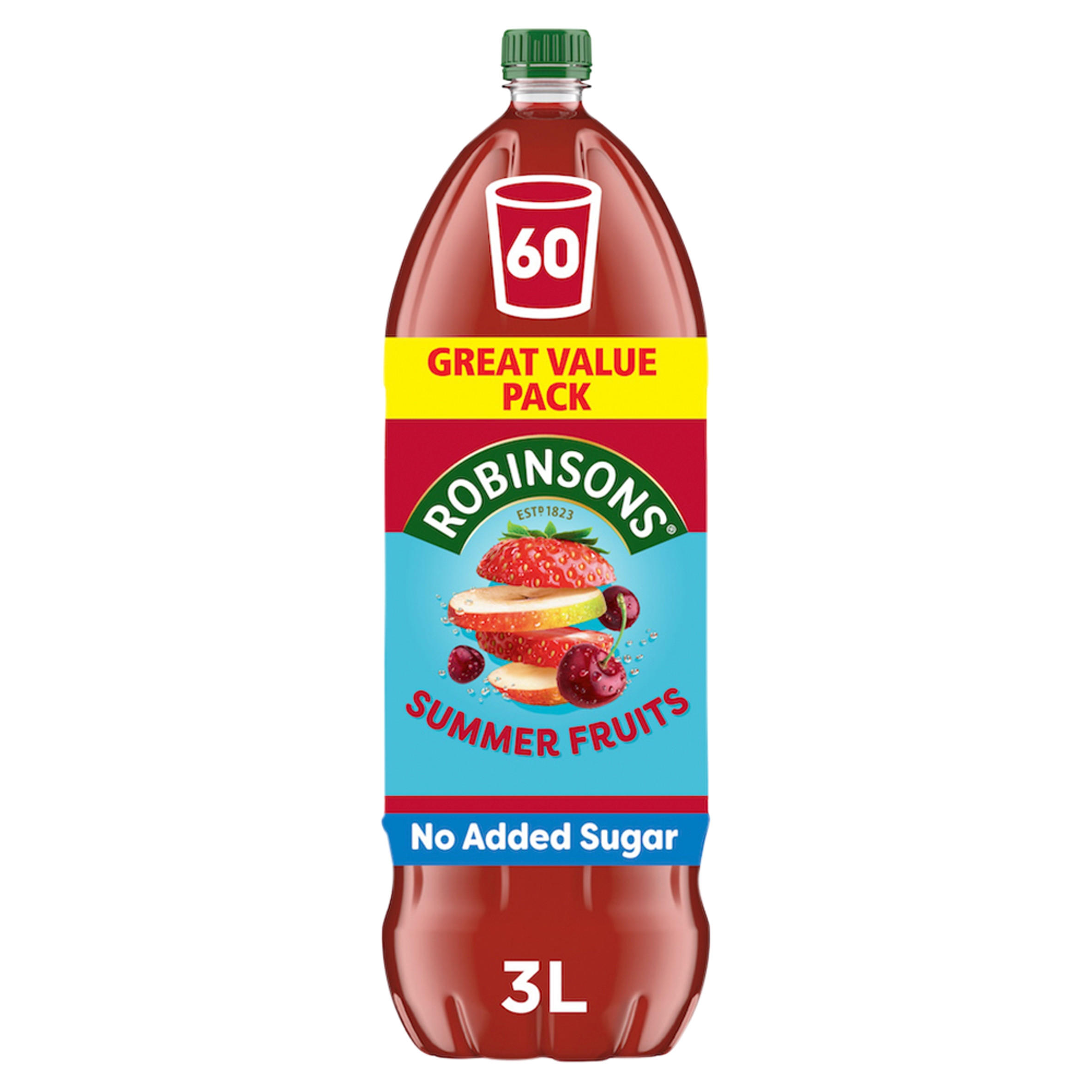 Robinsons Summer Fruits No Added Sugar Squash 3L