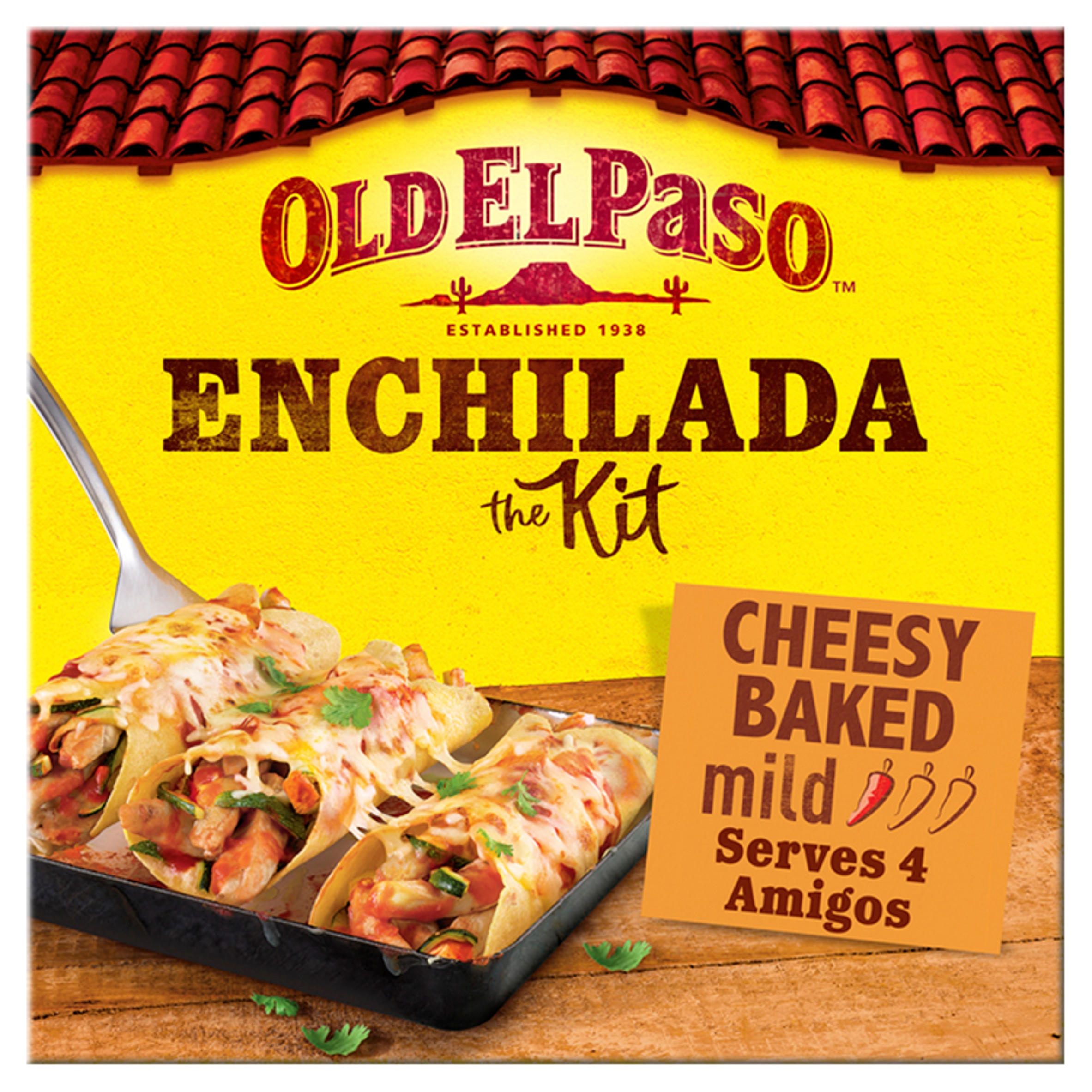 Old El Paso Cheesy Baked Enchilada Kit 663g