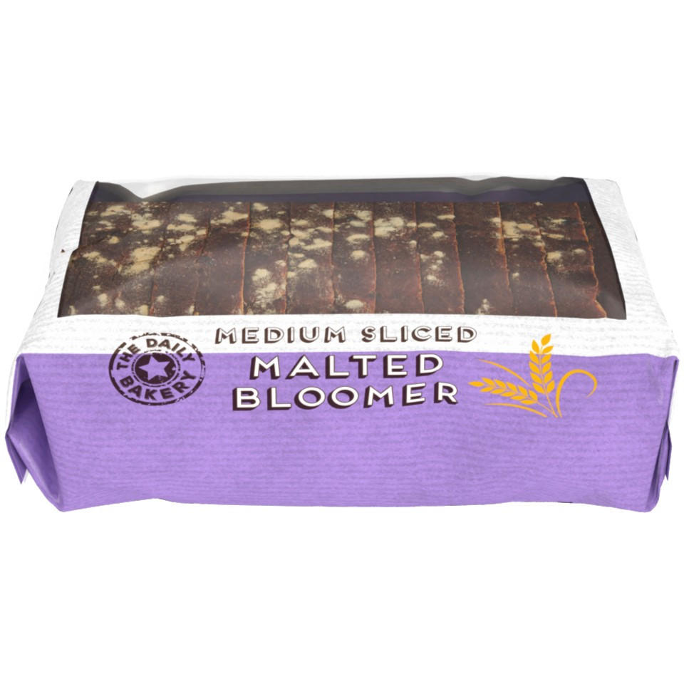 The Daily Bakery Sliced Malted Bloomer - Medium 800g
