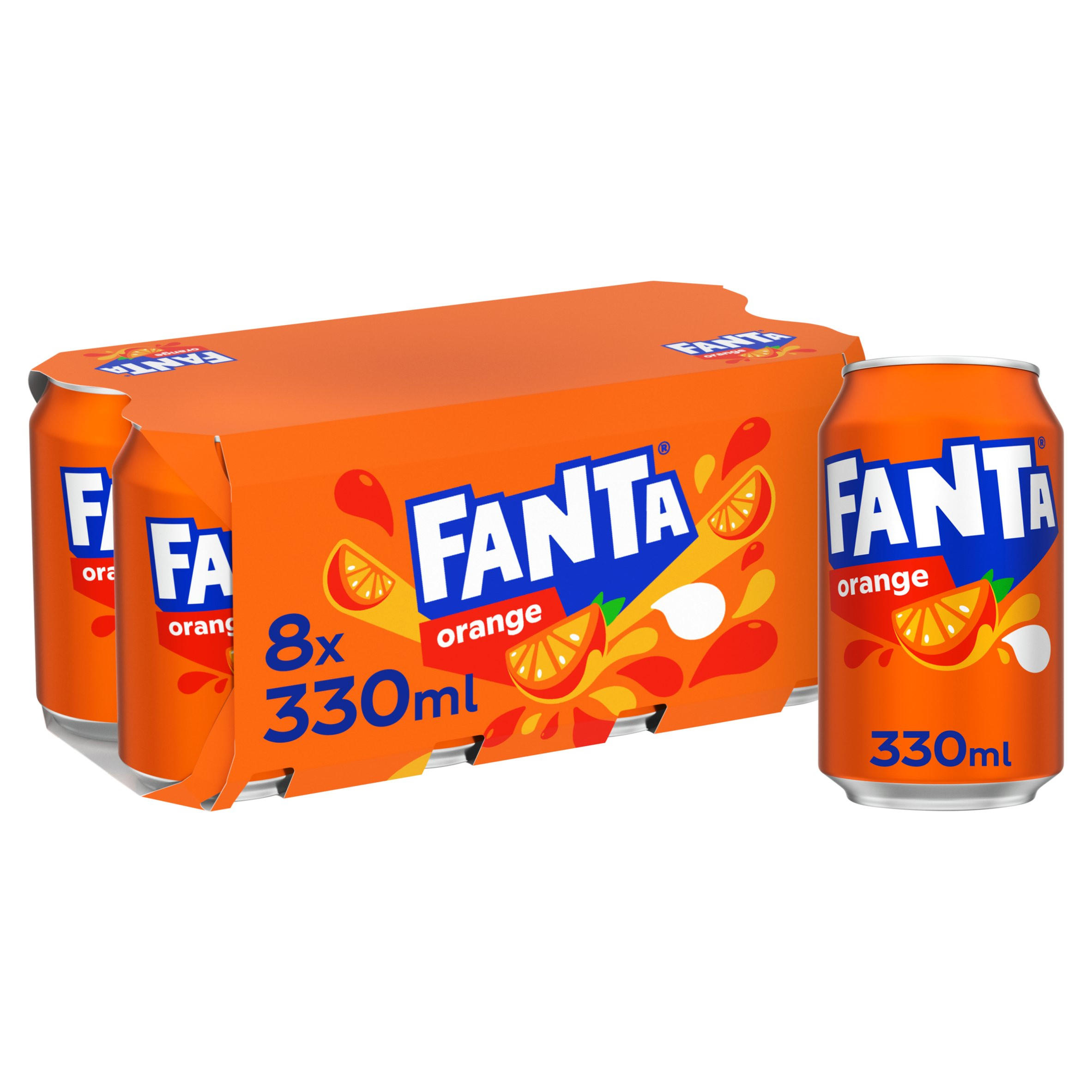 Fanta Orange 8 x 330ml