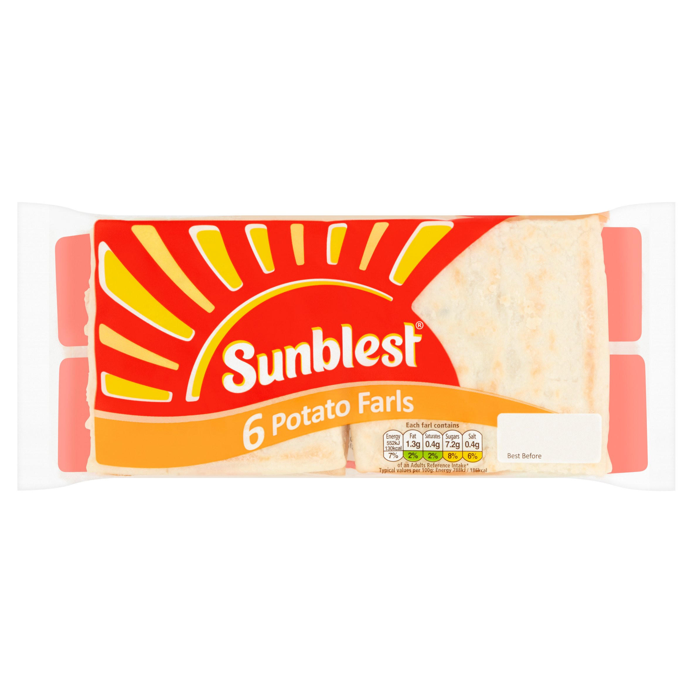 Sunblest 6 Potato Farls