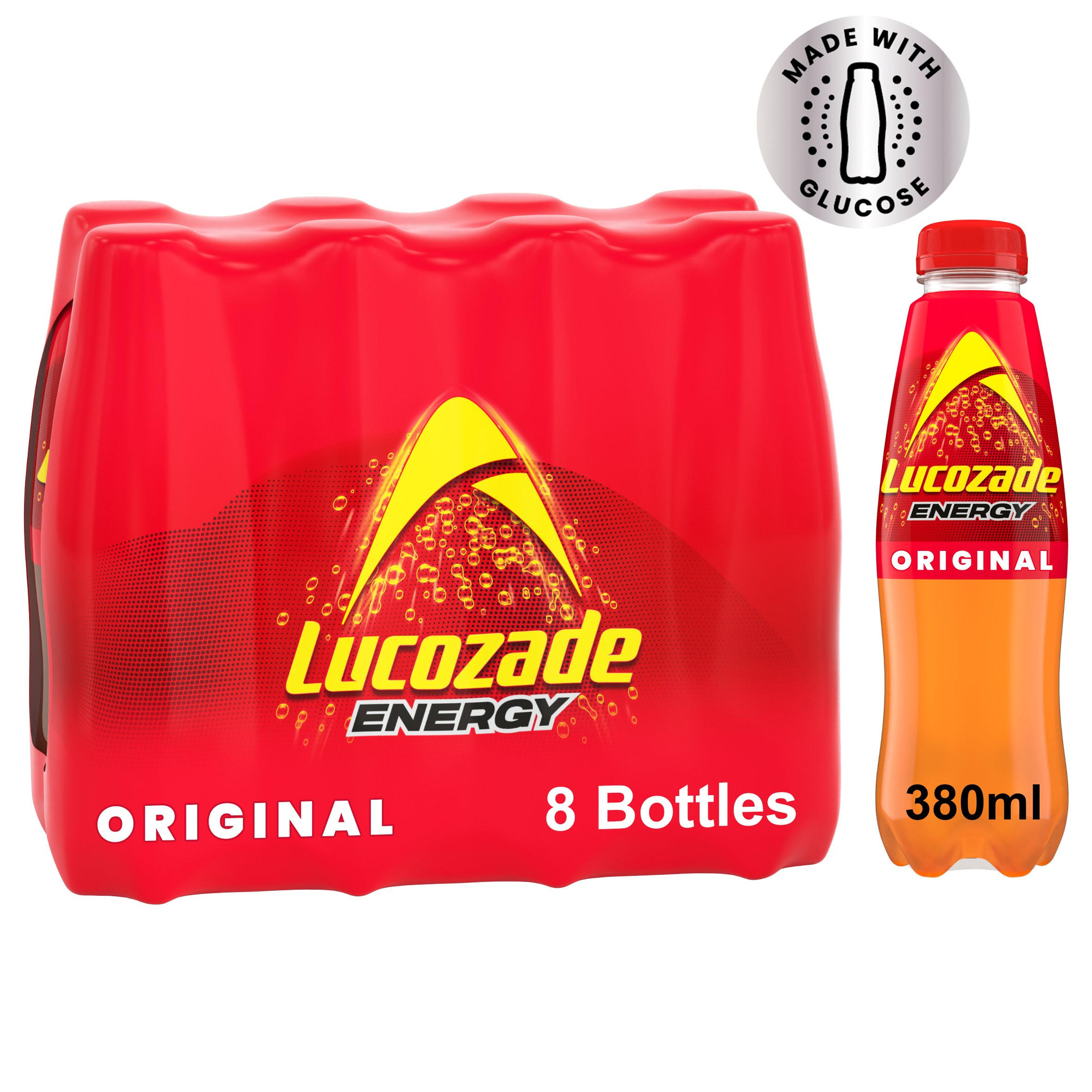 Lucozade Energy Original 8 x 380ml Multipack