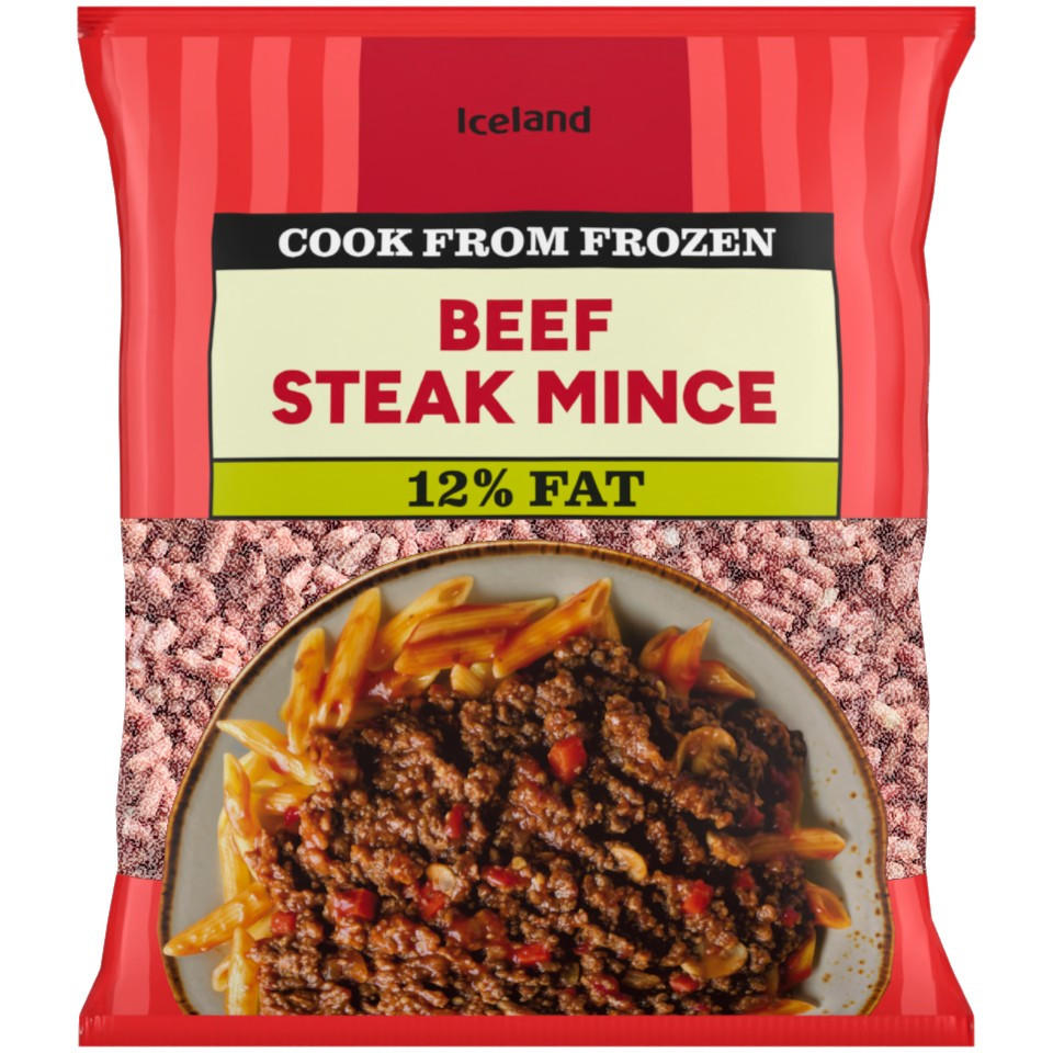Iceland Beef Steak Mince 500g