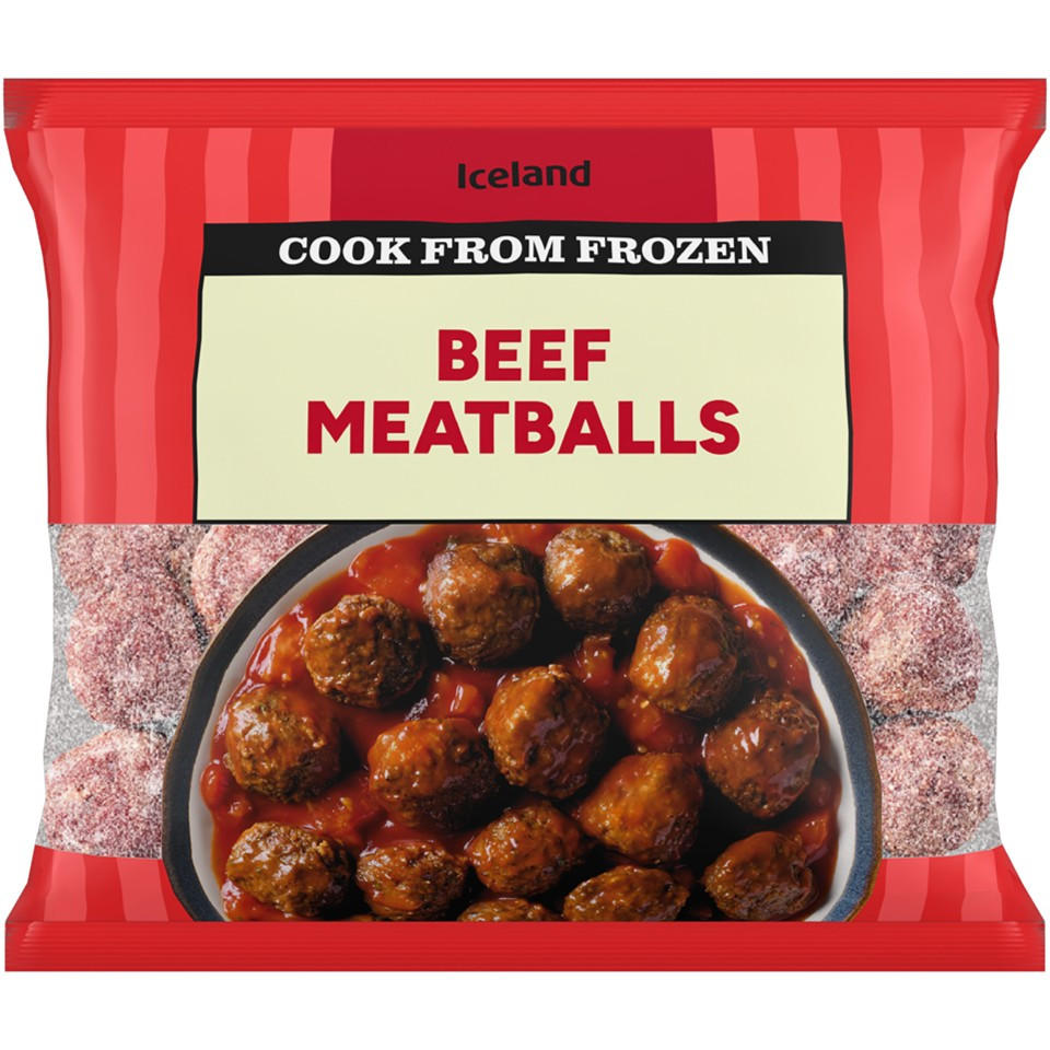 Iceland Beef Meatballs 600g